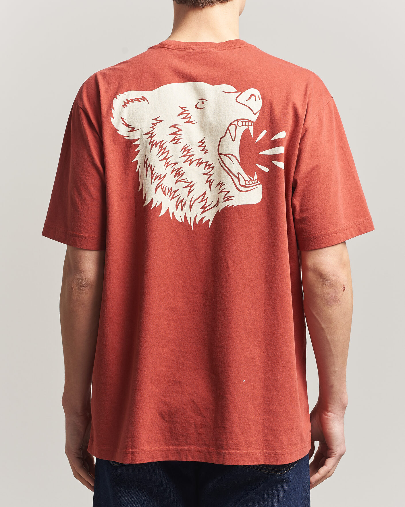 Uomini | T-shirt | Filson | Bear Graphic T-Shirt Chili Oil