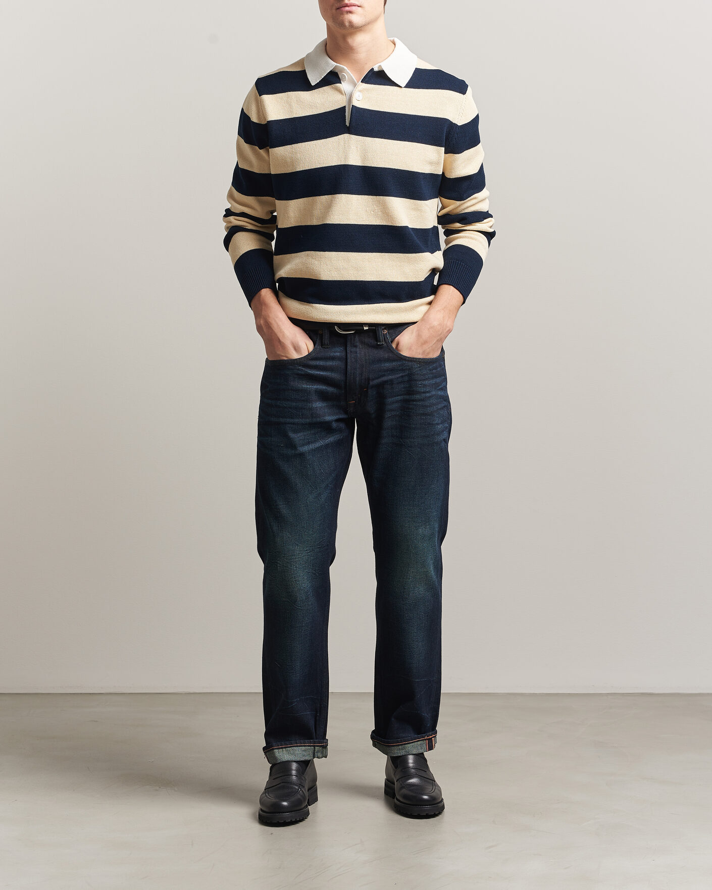 Uomini | Jeans | -1 Nordic Denim | Regular Fit Selvedge Jeans Connoisseur Blue