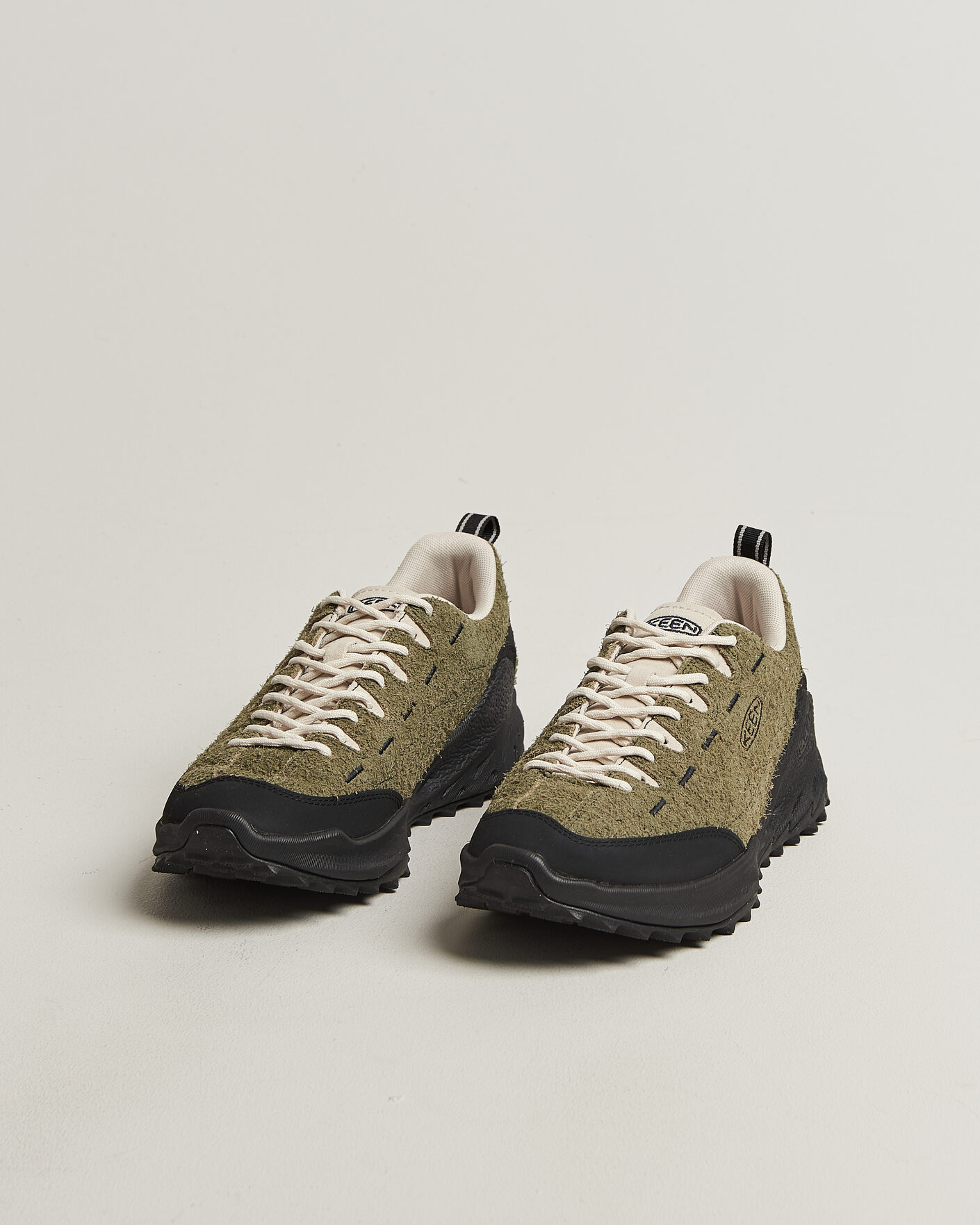 Uomini | Sneakers da trail | KEEN | Jasper Zionic Suede Sneaker Dark Olive