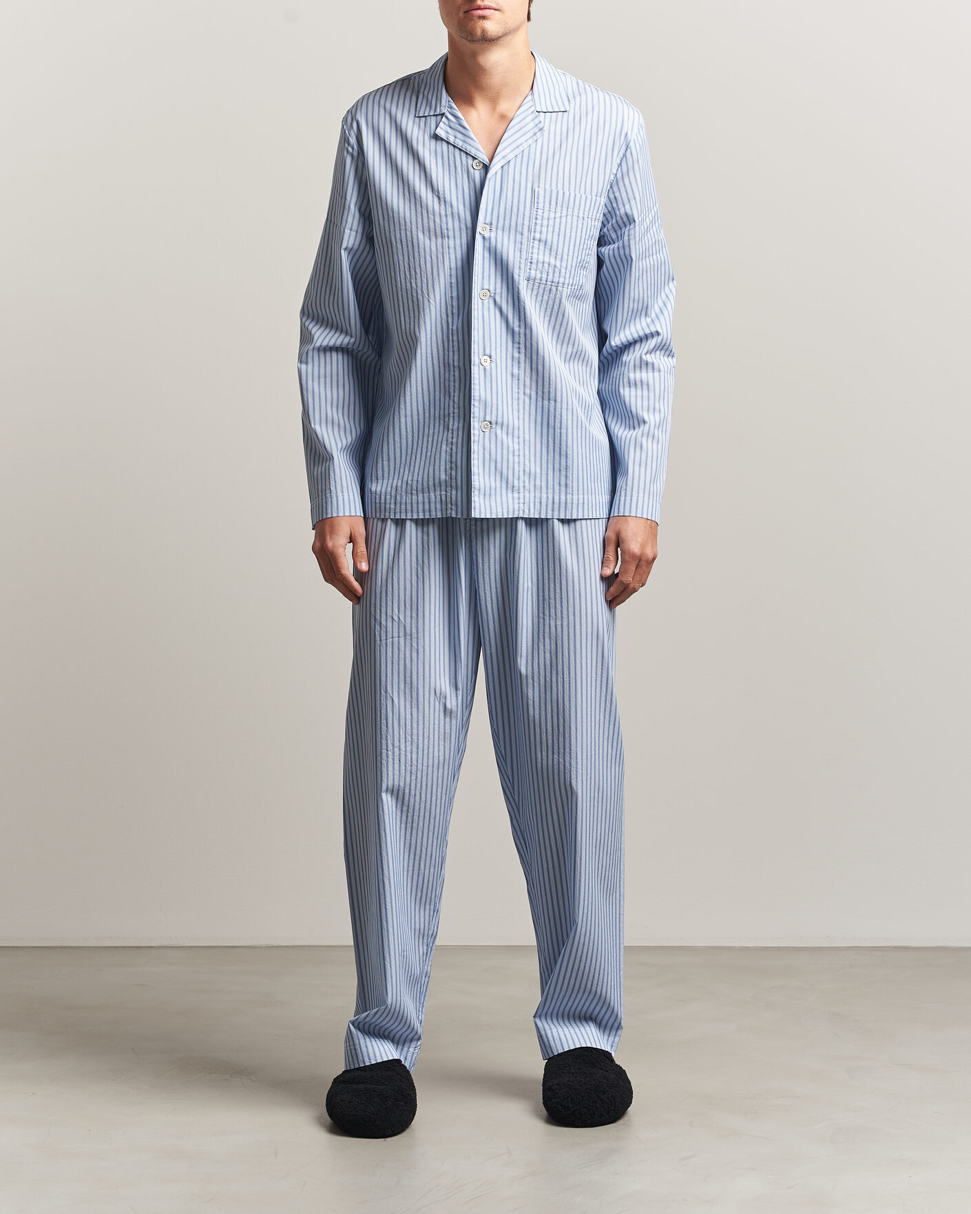 Uomini | Accappatoi & Pigiami | Tekla | Fine Twill Pyjama Pants Cooper Stripes