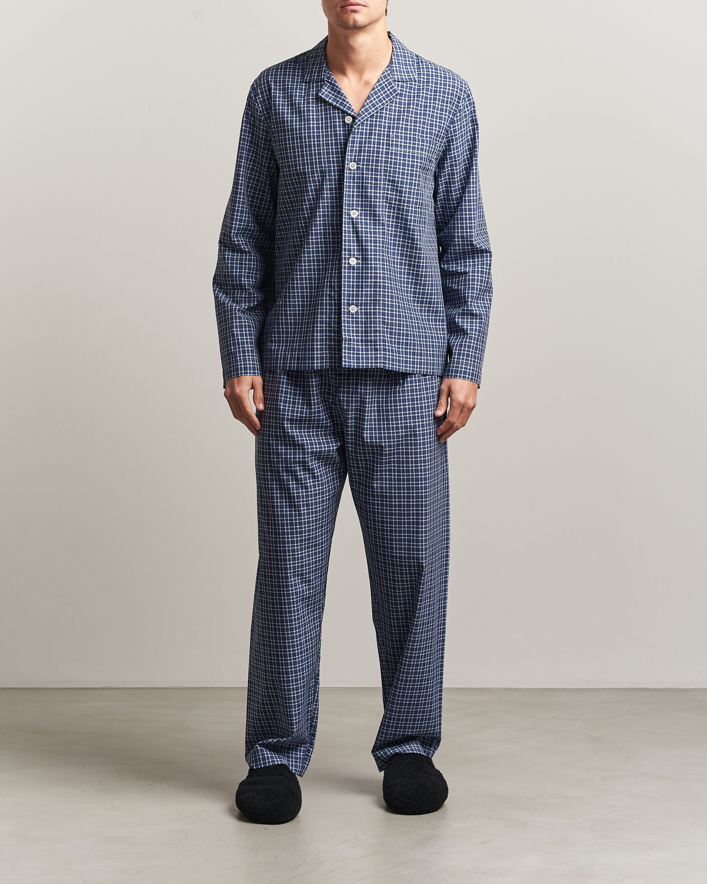 Uomini | Accappatoi & Pigiami | Tekla | Fine Twill Pyjama Pants Lanegan Checks