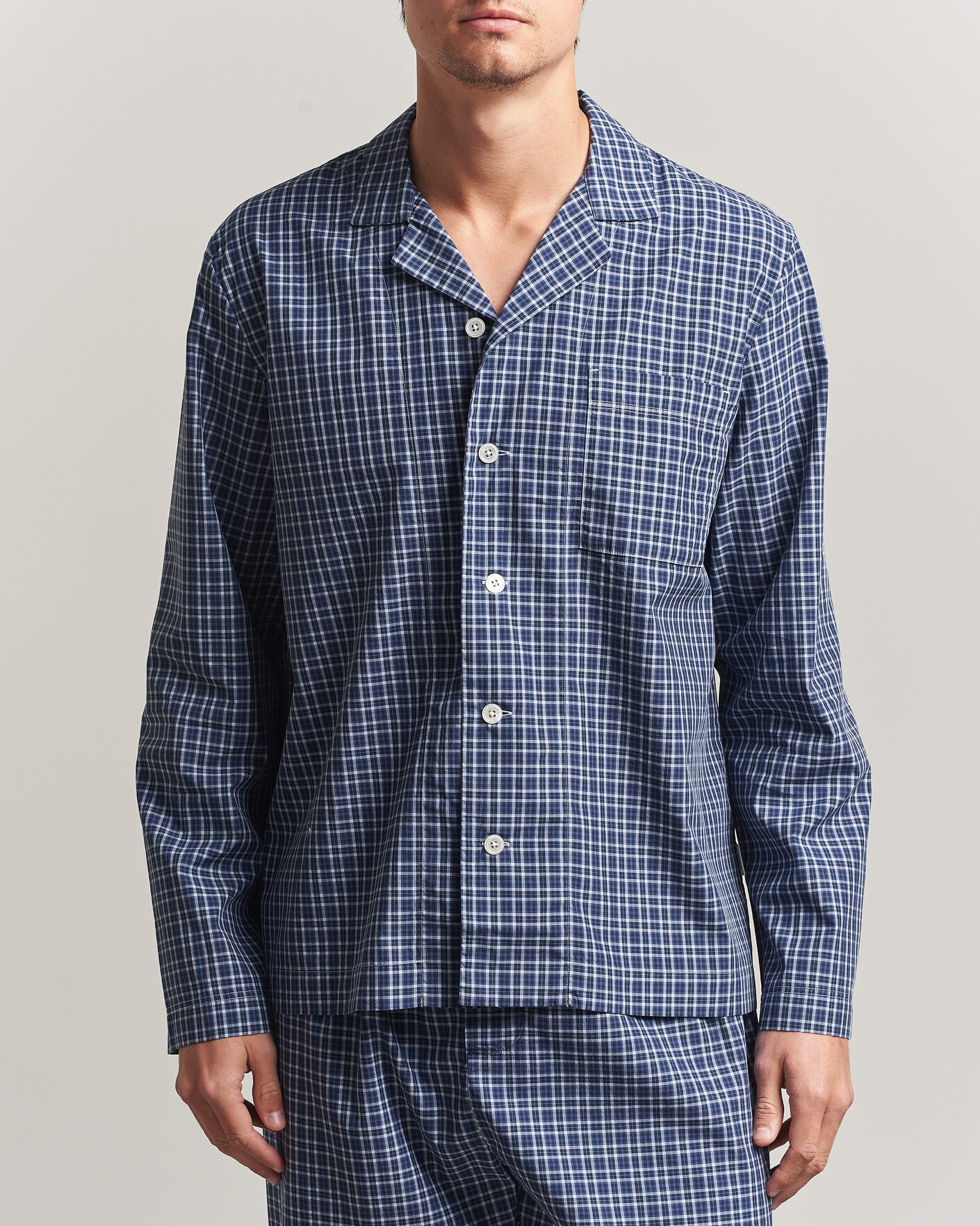 Uomini | Accappatoi & Pigiami | Tekla | Fine Twill Pyjama Pants Lanegan Checks