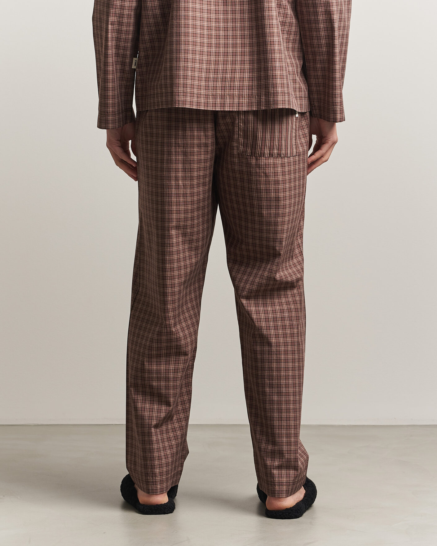 Uomini | Accappatoi & Pigiami | Tekla | Fine Twill Pyjama Pants Serra Checks