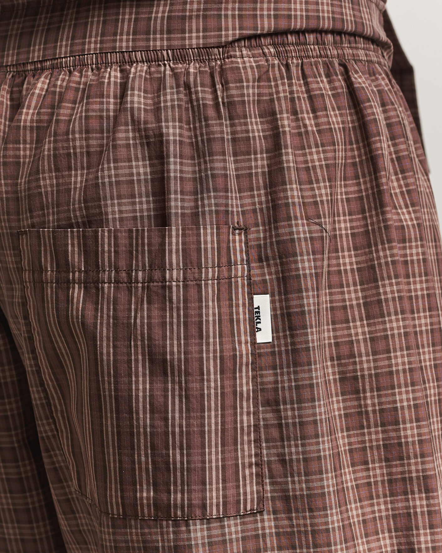 Uomini | Accappatoi & Pigiami | Tekla | Fine Twill Pyjama Pants Serra Checks