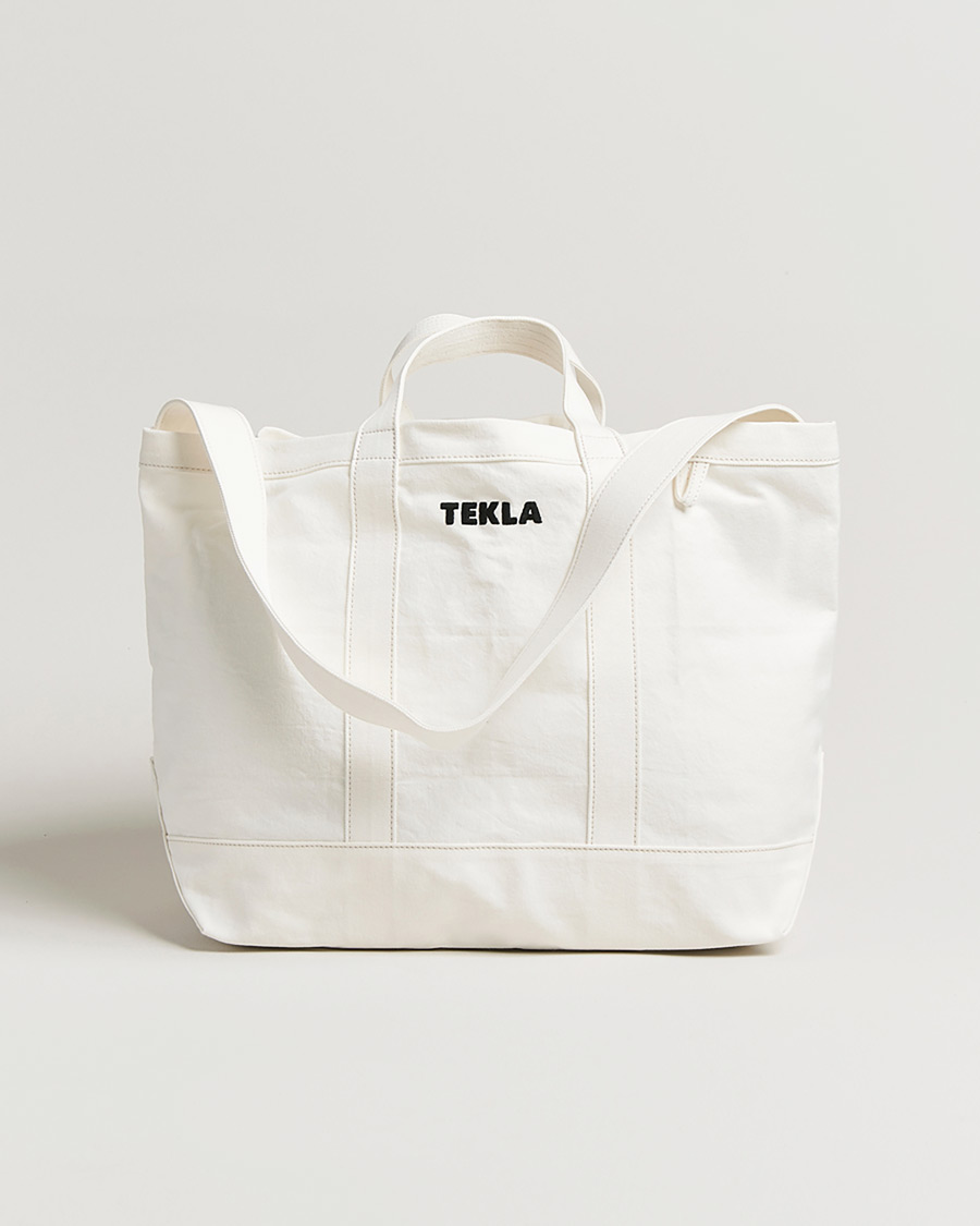 Uomini | Borse | Tekla | Beach Bag Ivory