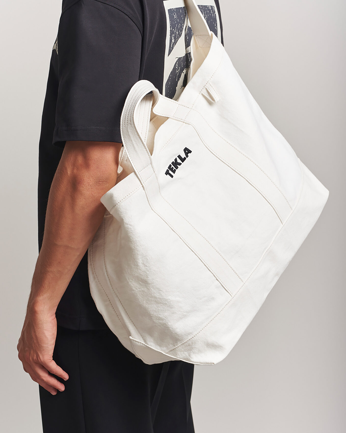Uomini | Borse | Tekla | Beach Bag Ivory