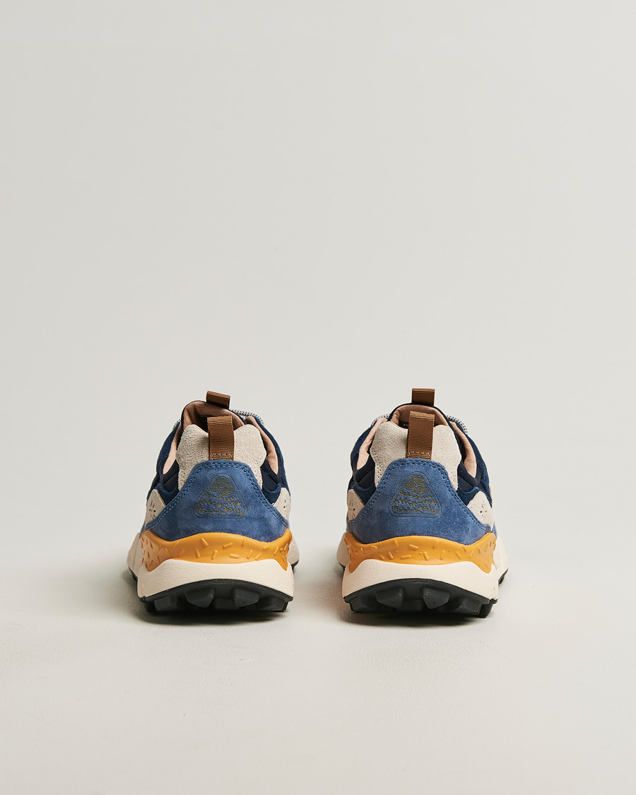 Uomini | Sneakers | Flower Mountain | Yamano 3 Suede/Nylon Sneaker Dark Blue