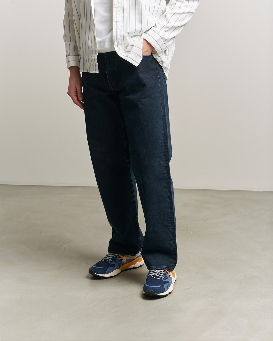 Uomini | Sneakers | Flower Mountain | Yamano 3 Suede/Nylon Sneaker Dark Blue