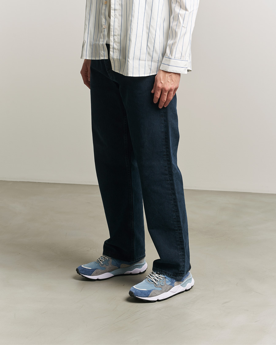 Uomini | Sneakers | Flower Mountain | Yamano 3 Suede/Nylon Sneaker Light Blue