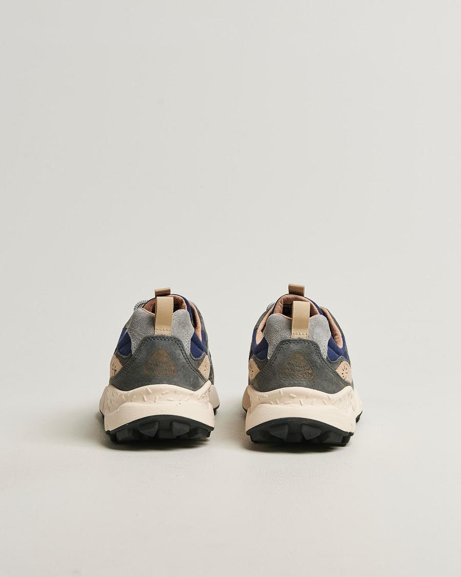 Uomini | Sneakers | Flower Mountain | Yamano 3 Suede/Canvas Sneaker Blue/Grey