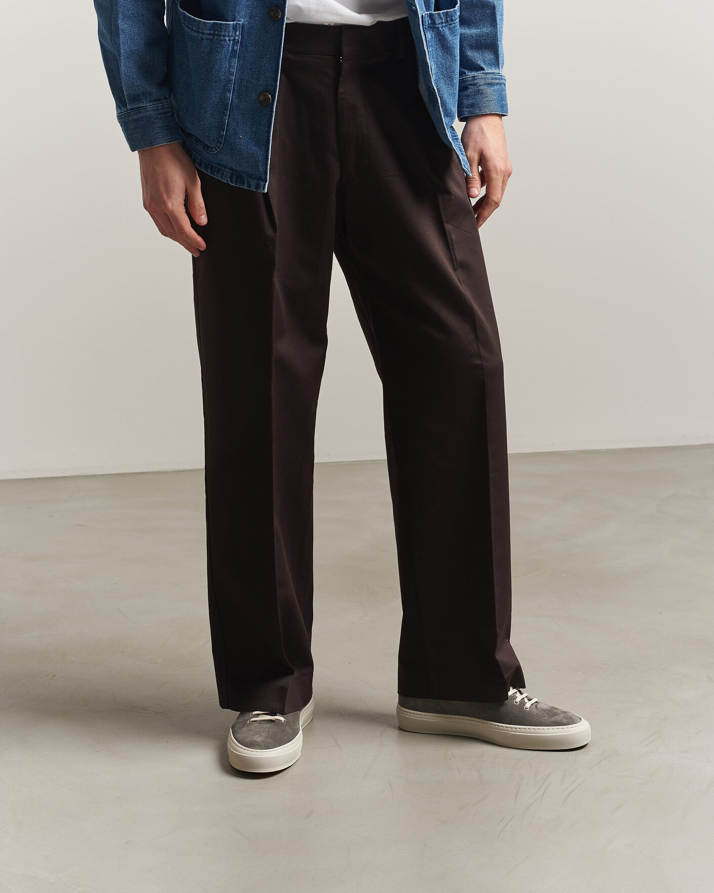 Uomini | Sneakers | CQP | Genoa Suede Deck Shoe Graphite