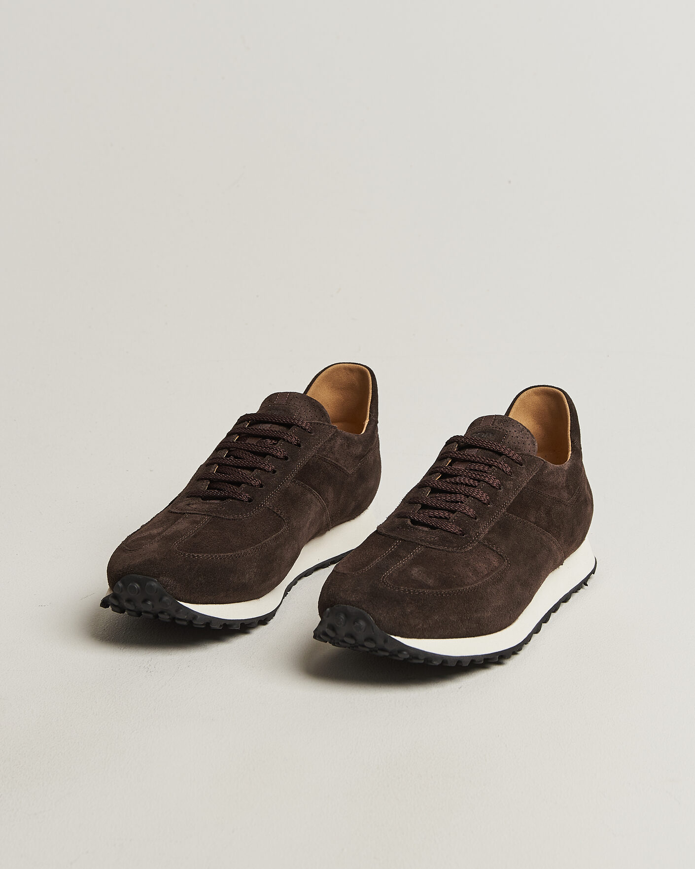 Uomini | Sneakers | CQP | Stride Suede Runner Dark Brown