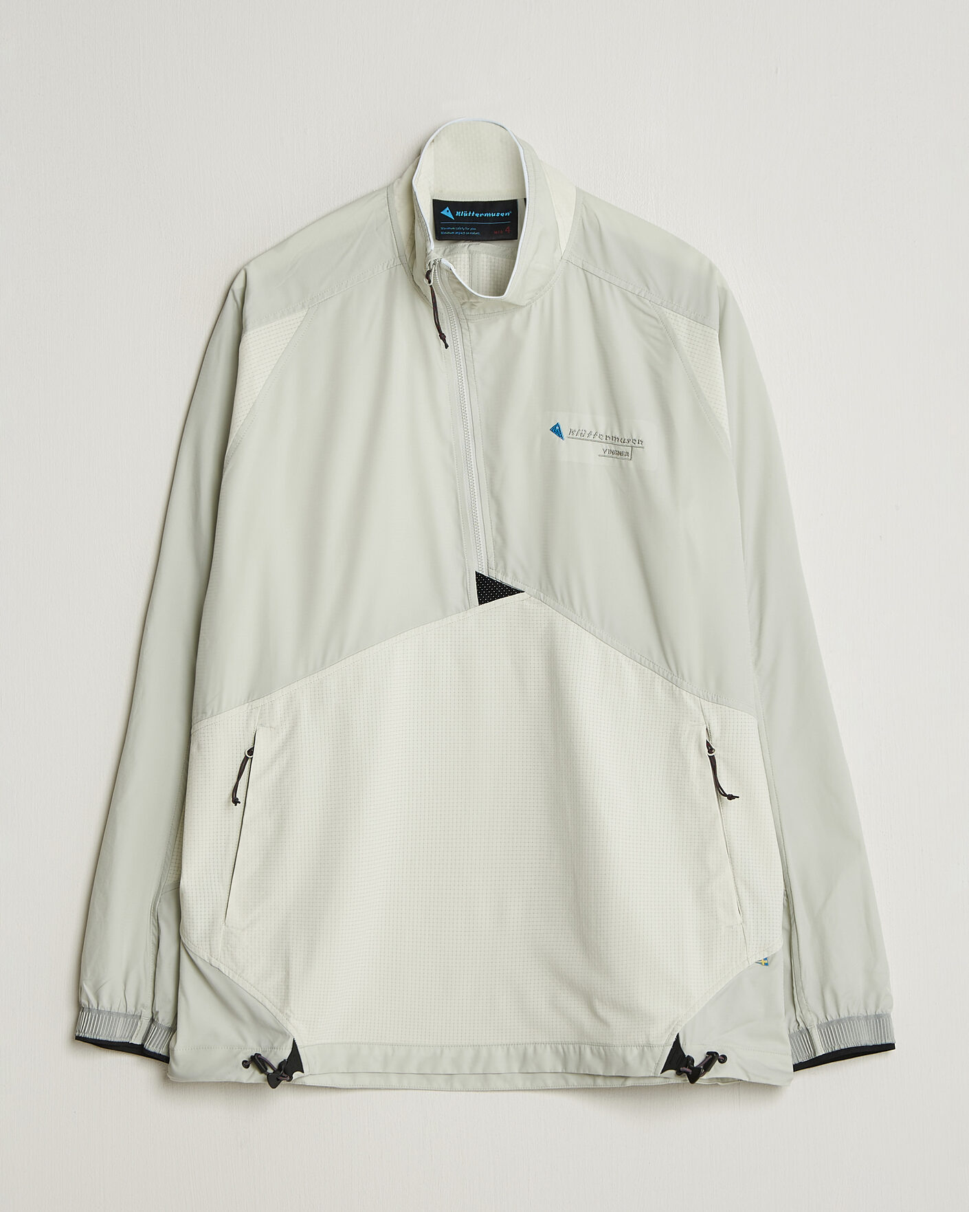 Uomini | Giacche | Klättermusen | Vingner Anorak Mercury Blue/Cristal Gree