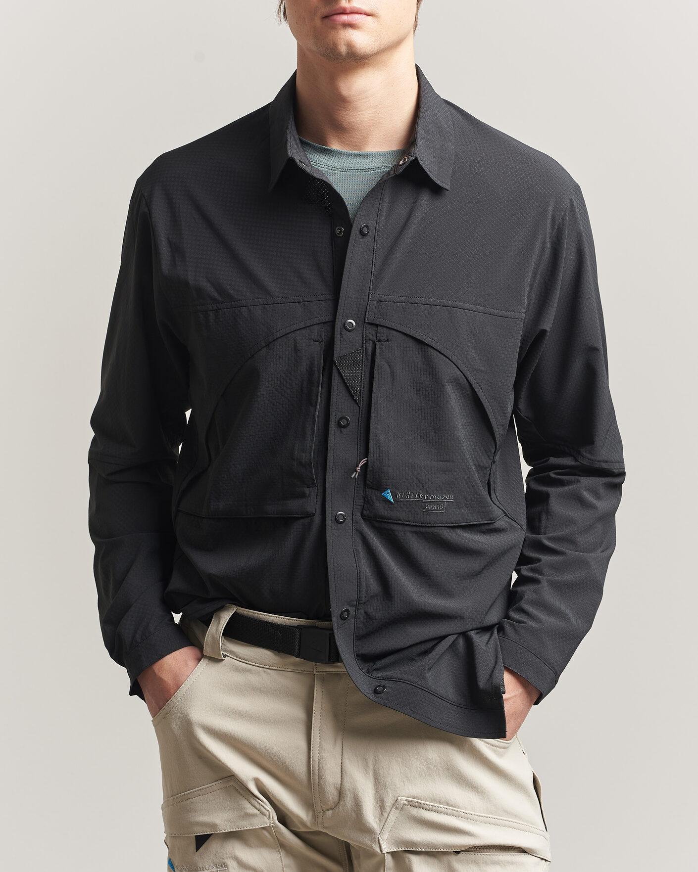 Uomini | Maglieria | Klättermusen | Bärrö Function Shirt Black