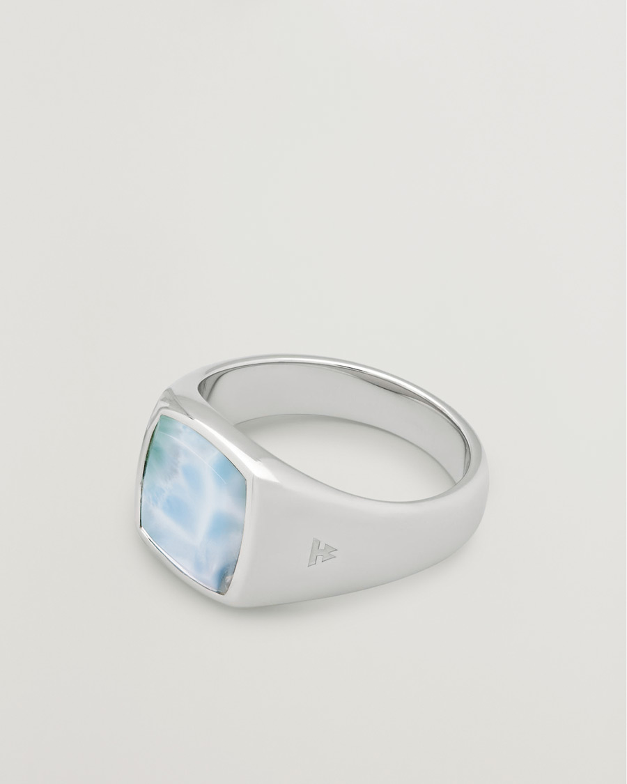 Uomini | Gioielli | Tom Wood | Kay Ring Ice Blue Silver