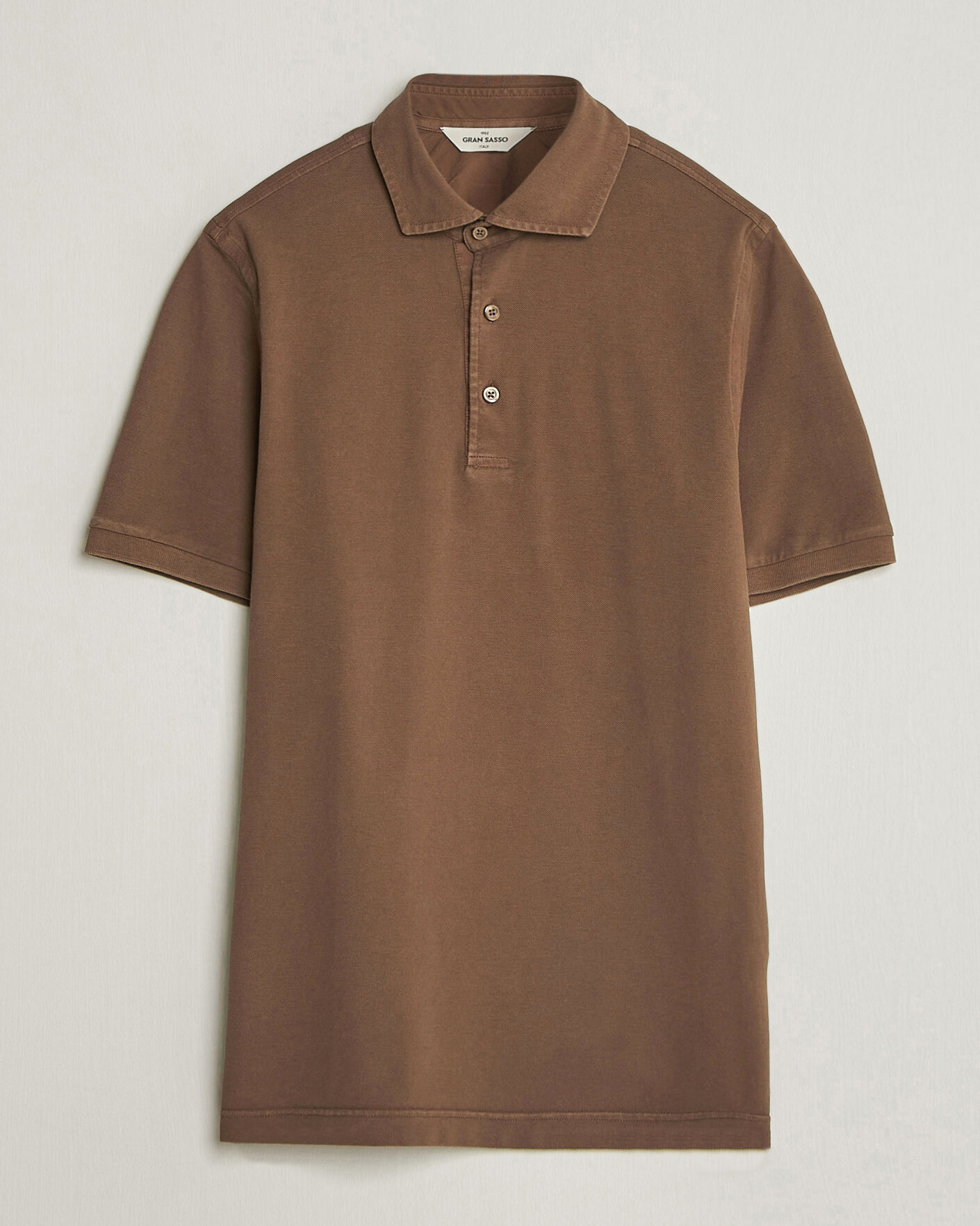 Uomini | Polo | Gran Sasso | Washed Polo Brown