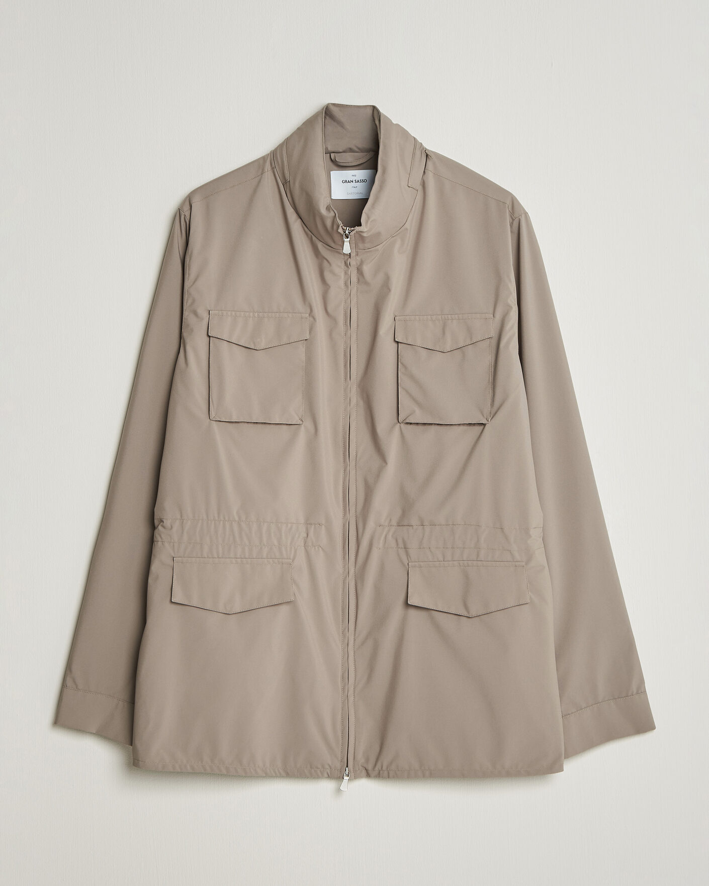 Uomini | Giacche | Gran Sasso | Nylon Field Jacket Beige