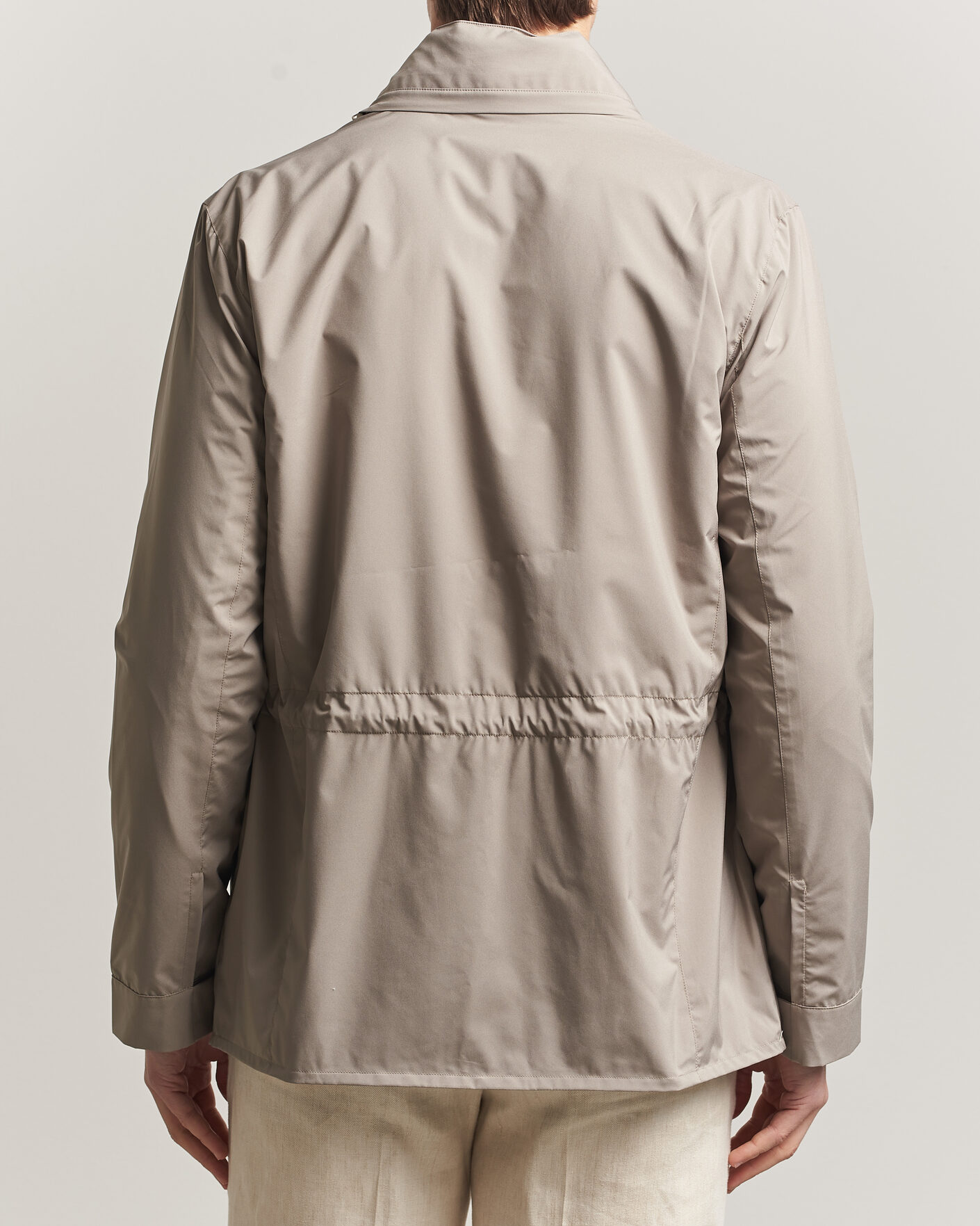 Uomini | Giacche | Gran Sasso | Nylon Field Jacket Beige