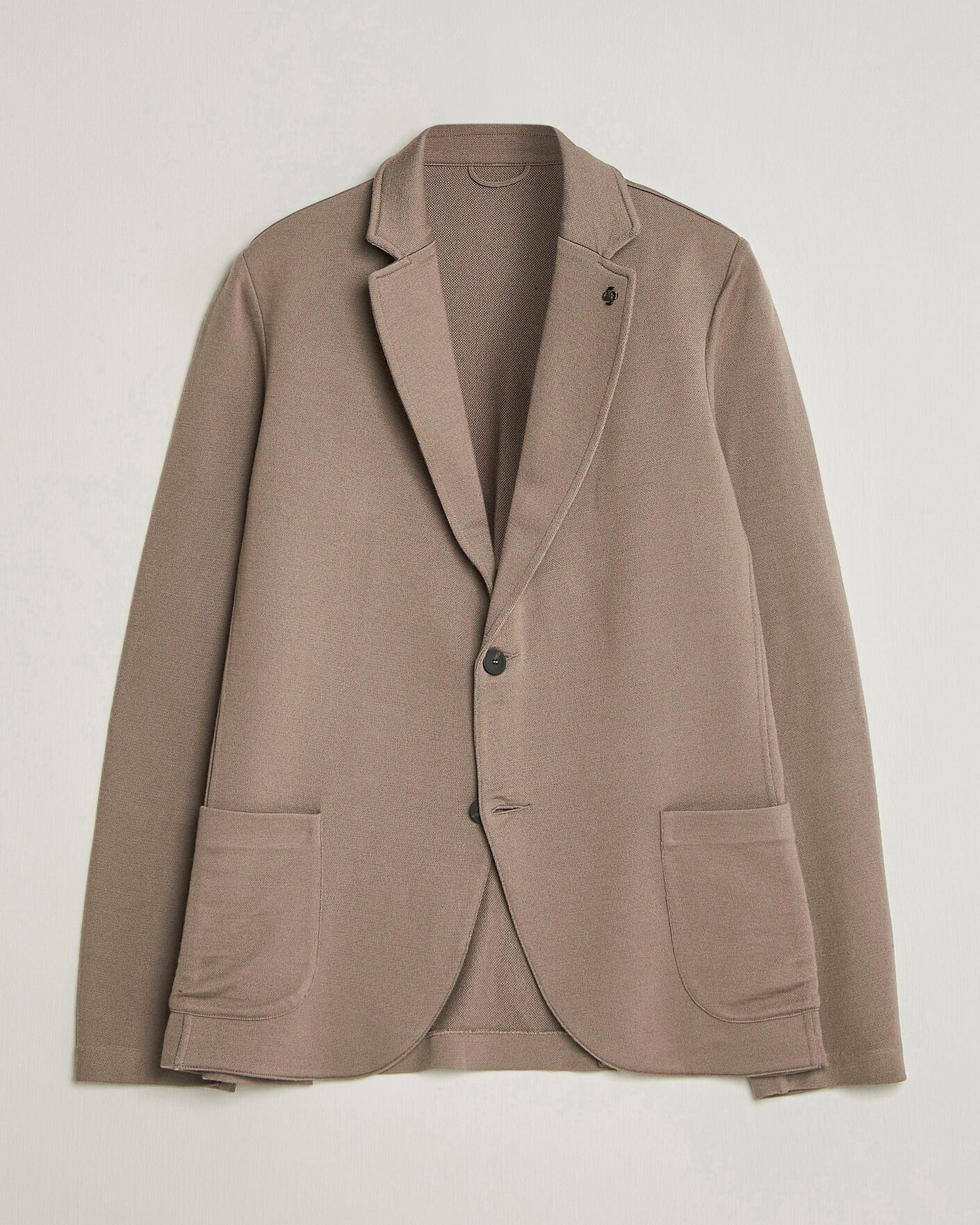 Uomini | Blazers | Gran Sasso | Wool Knitted Blazer Brown