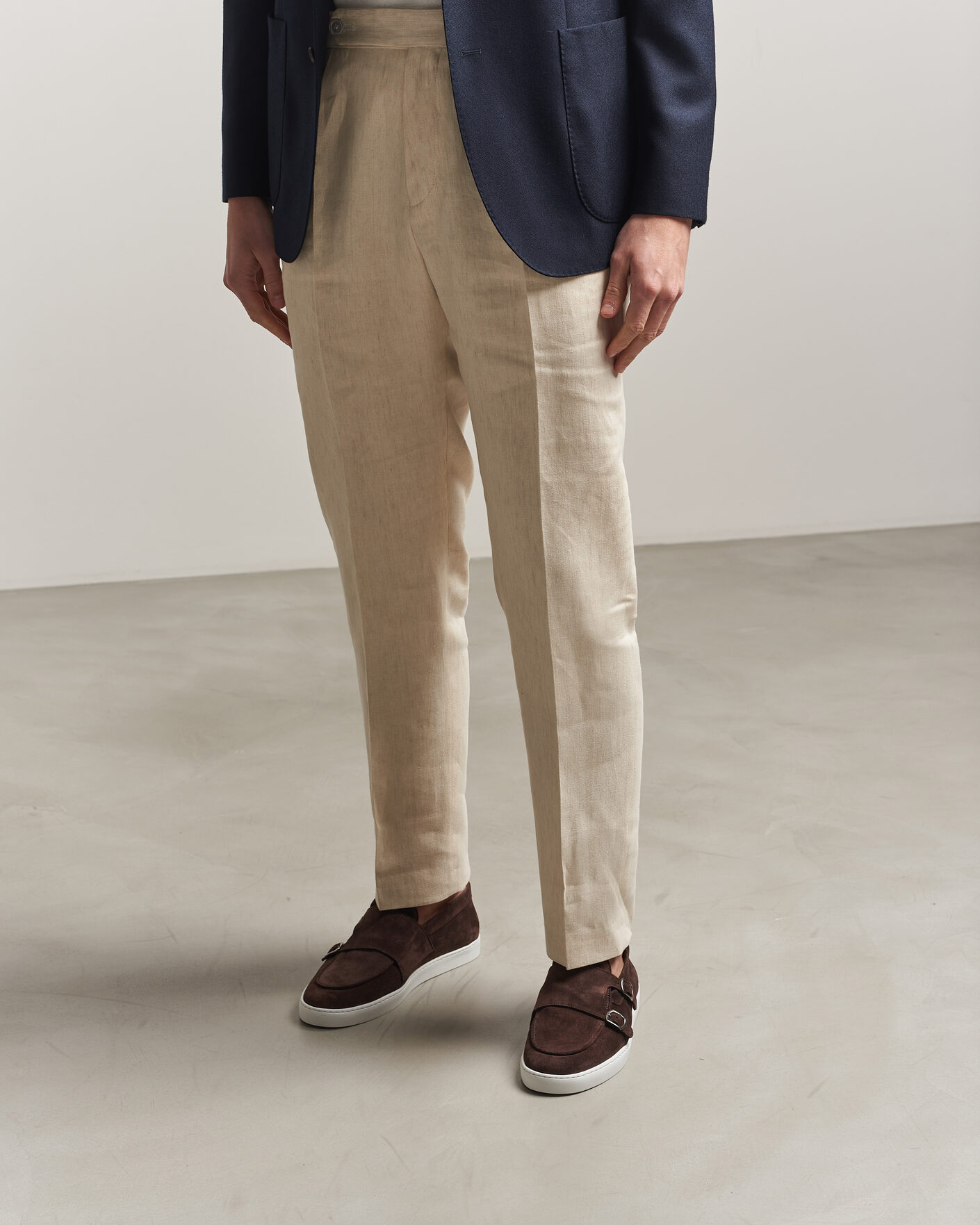 Uomini | Mocassini | Fliteless | Suede Monk Strap Sneaker Loafer Dark Brown