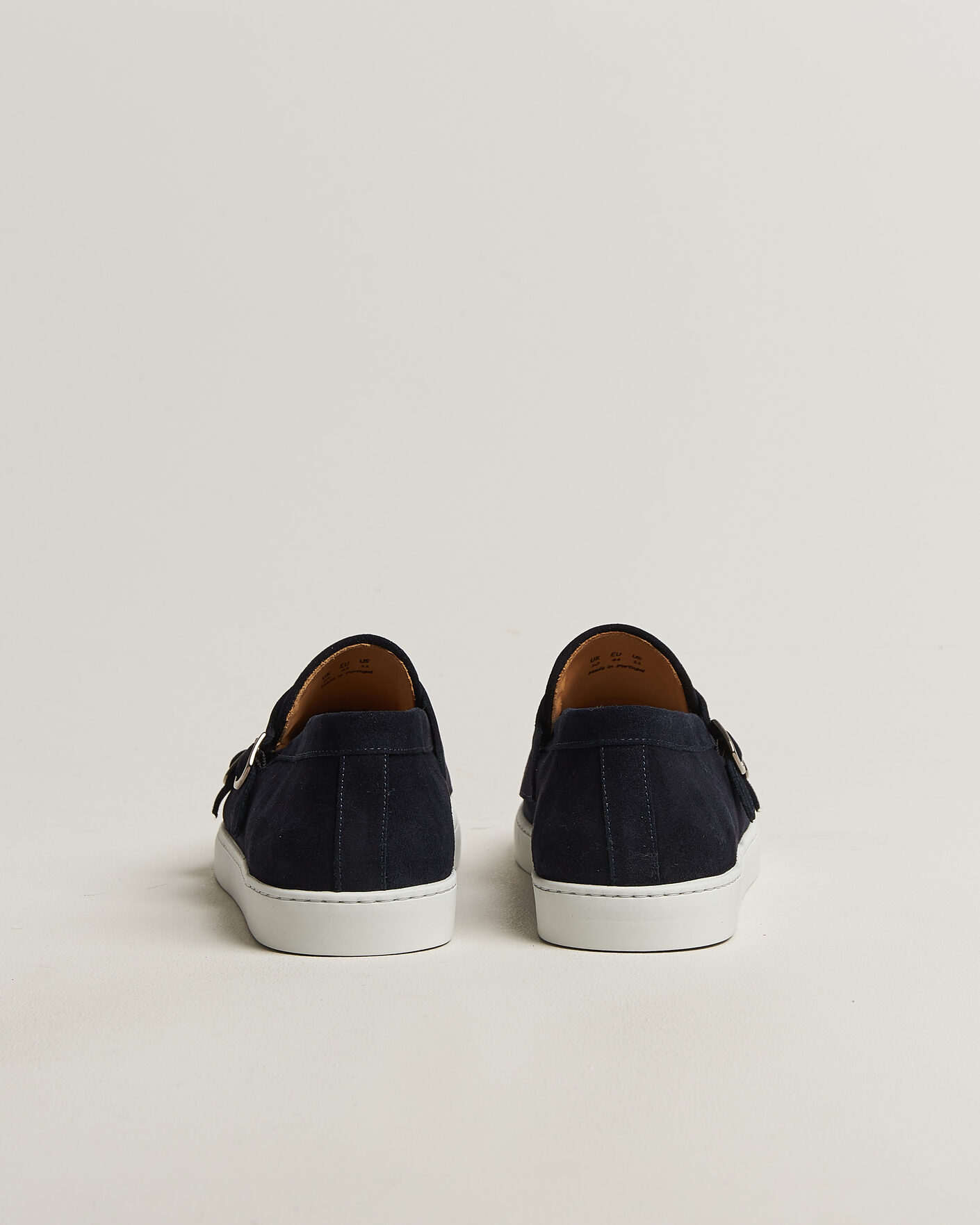 Uomini | Mocassini | Fliteless | Suede Monk Strap Sneaker Loafer Navy
