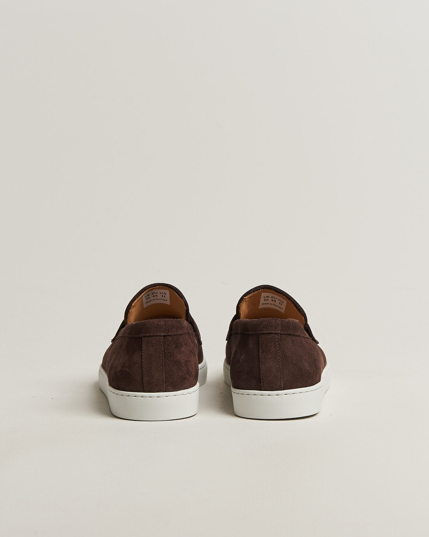 Uomini | Mocassini | Fliteless | Suede Penny Sneaker Dark Brown