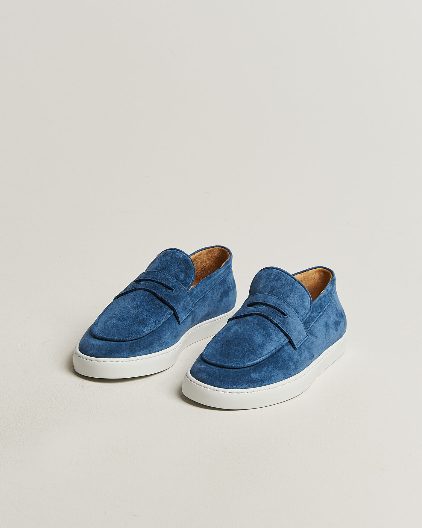 Uomini | Mocassini | Fliteless | Suede Penny Sneaker Ocean