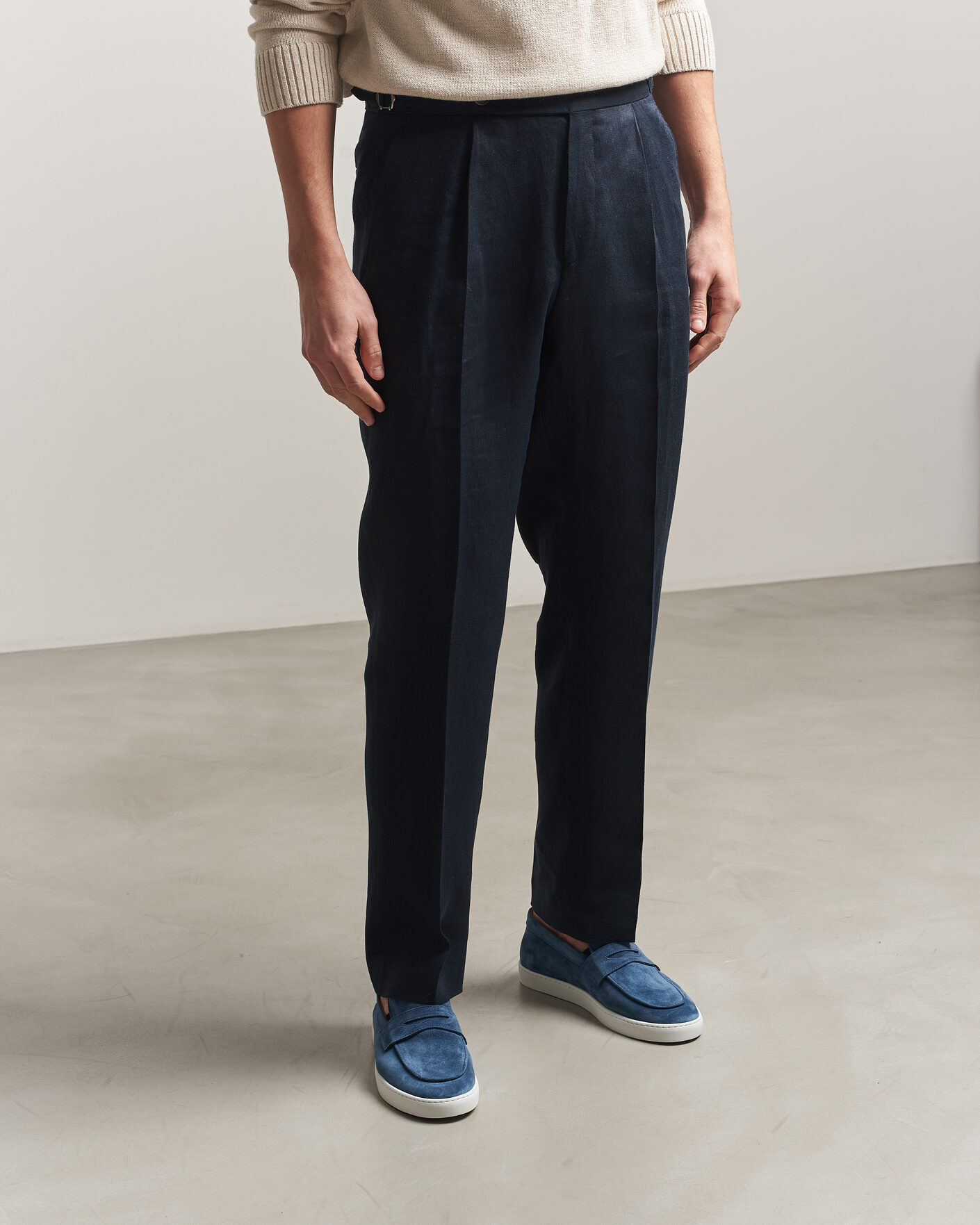 Uomini | Mocassini | Fliteless | Suede Penny Sneaker Ocean