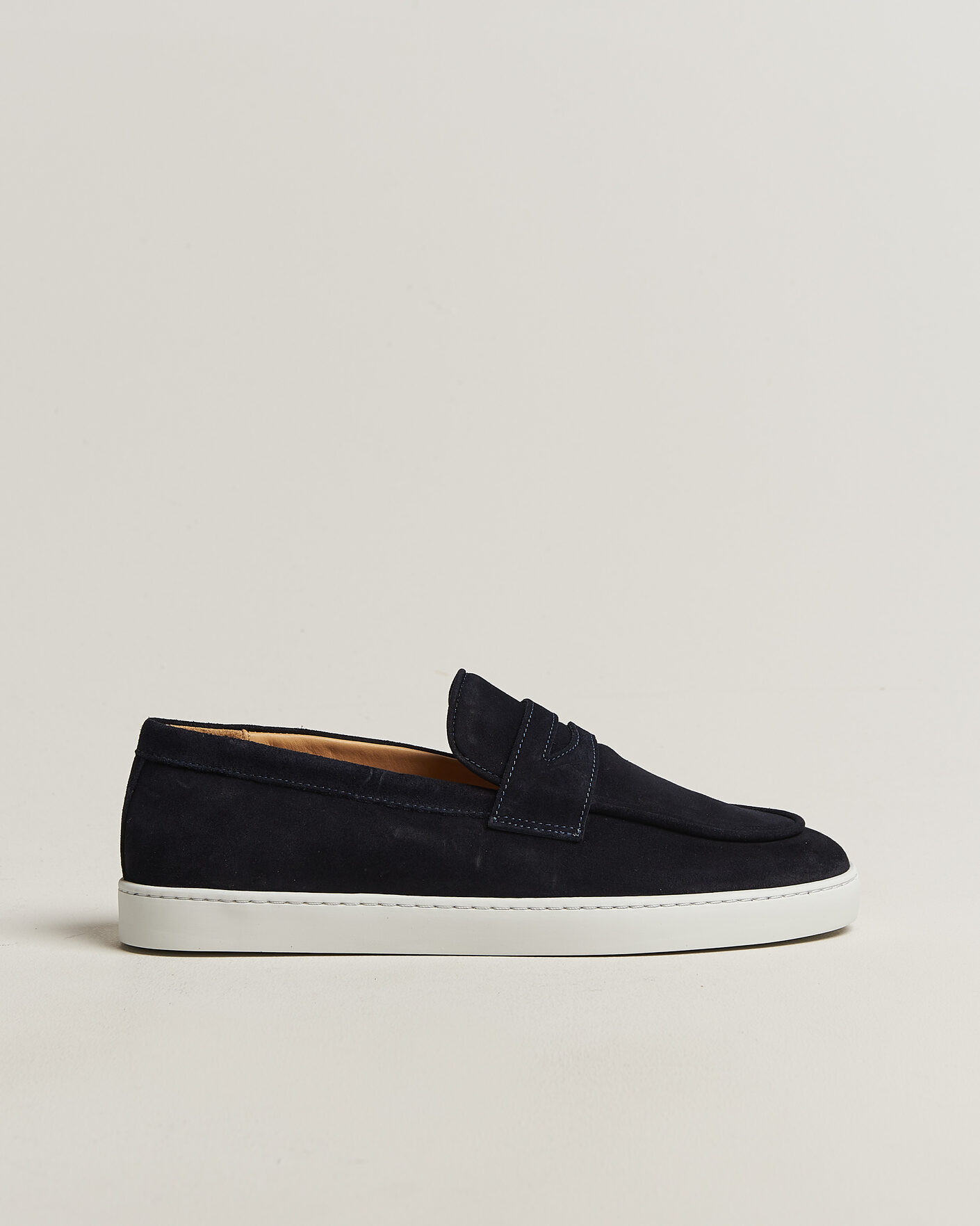 Uomini | Mocassini | Fliteless | Suede Penny Sneaker Navy