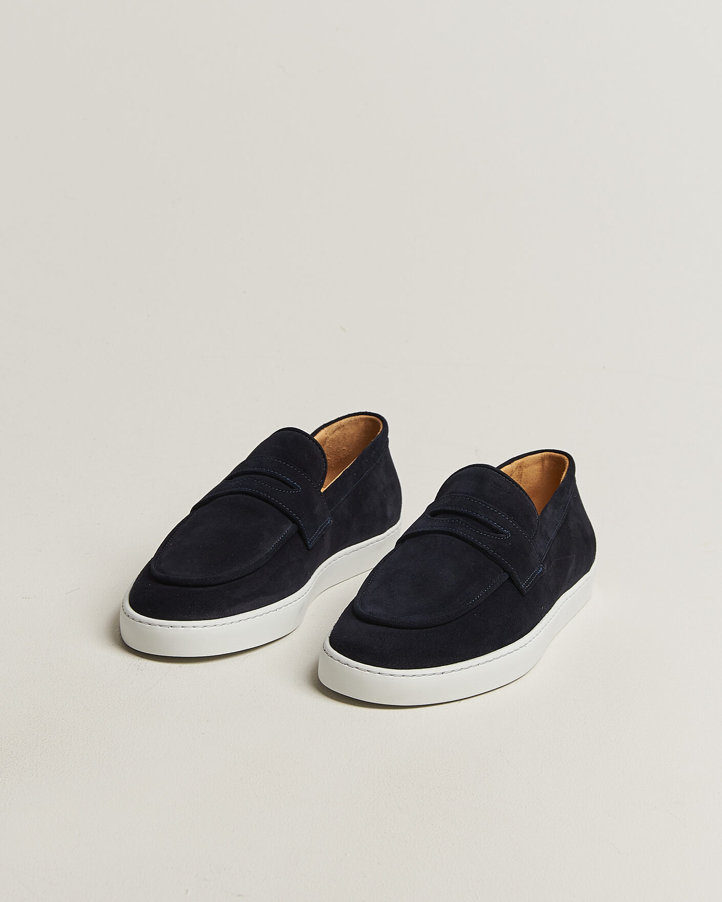 Uomini | Mocassini | Fliteless | Suede Penny Sneaker Navy