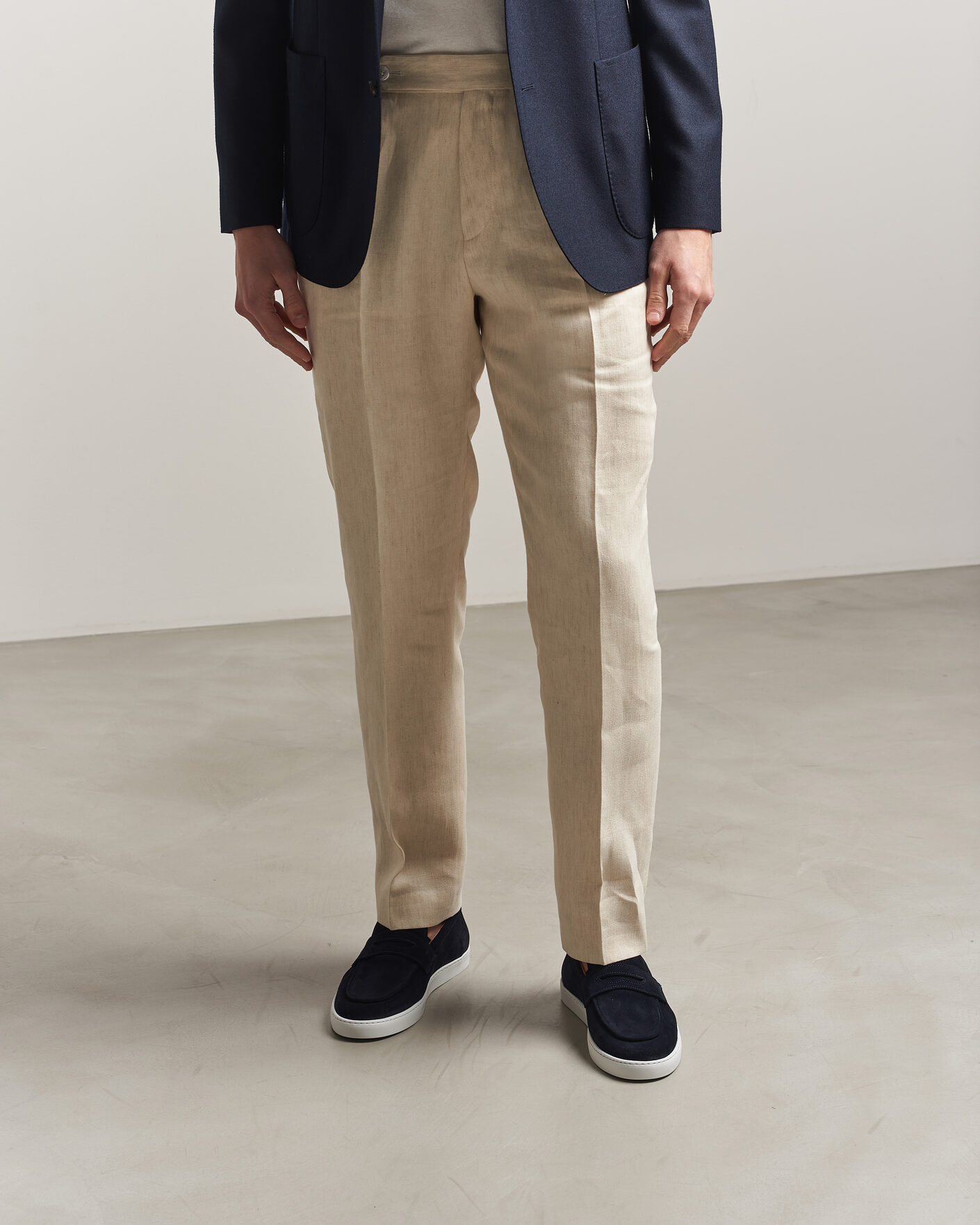 Uomini | Mocassini | Fliteless | Suede Penny Sneaker Navy