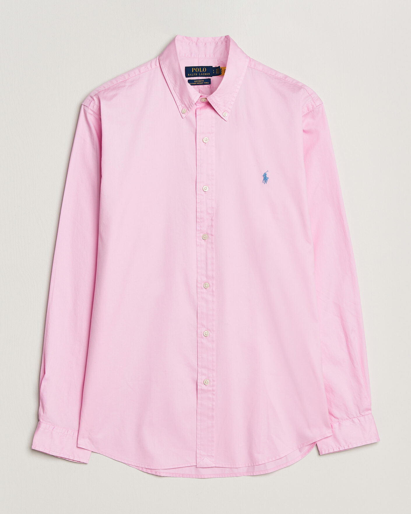 Uomini | Camicie | Polo Ralph Lauren | Custom Fit Garment Twill Shirt Carmel Pink