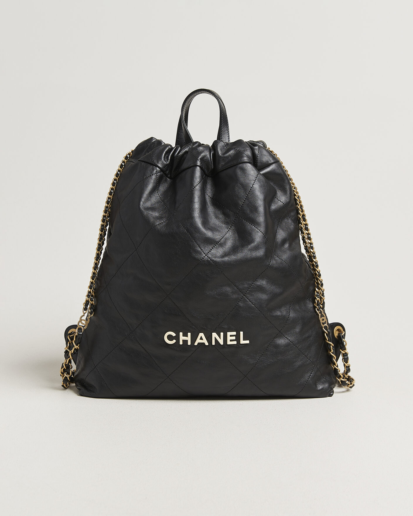 Uomini | Pre-Owned & Vintage Bags | Chanel Pre-Owned | Chanel 22 Backpack Black Black