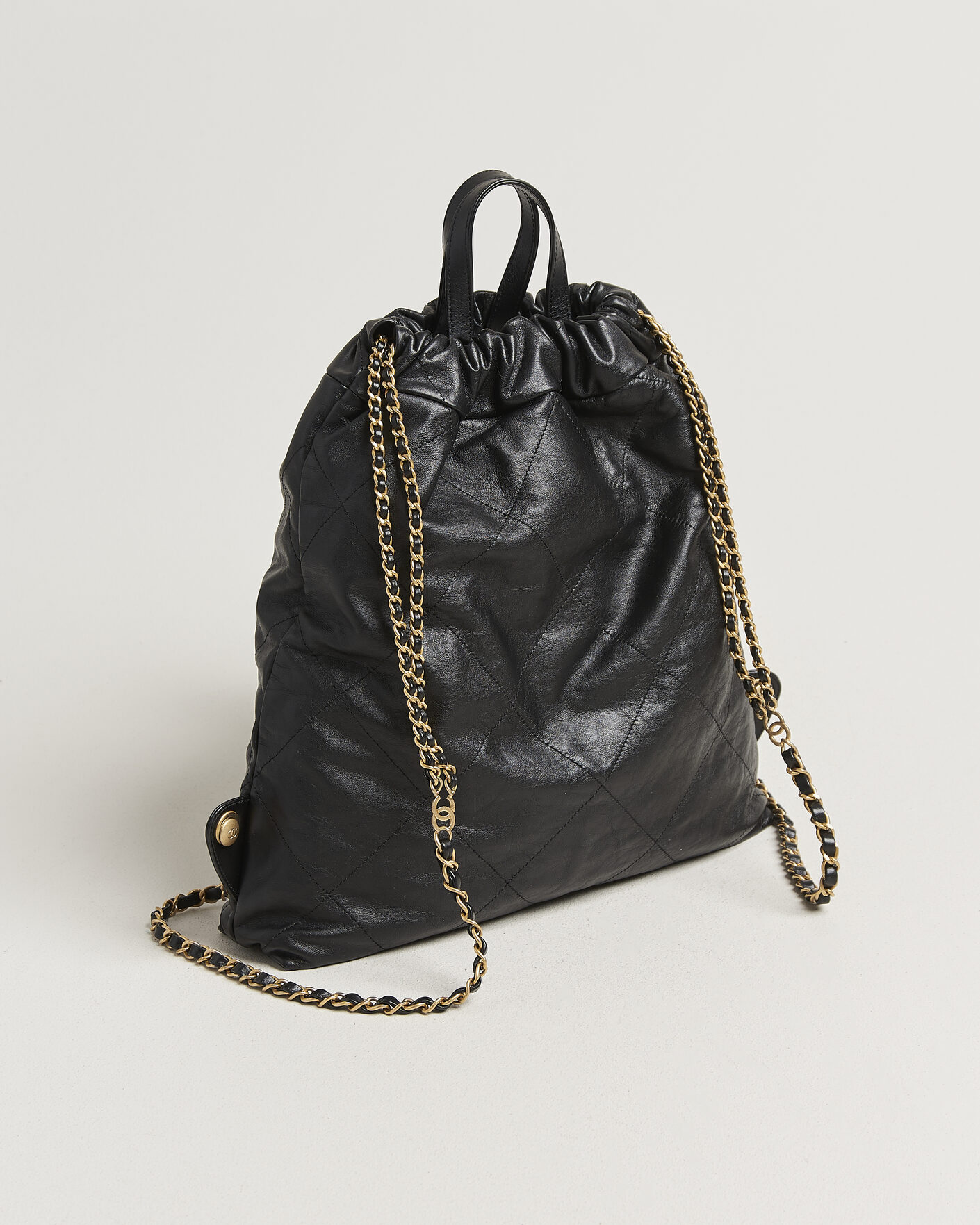 Uomini | Pre-Owned & Vintage Bags | Chanel Pre-Owned | Chanel 22 Backpack Black