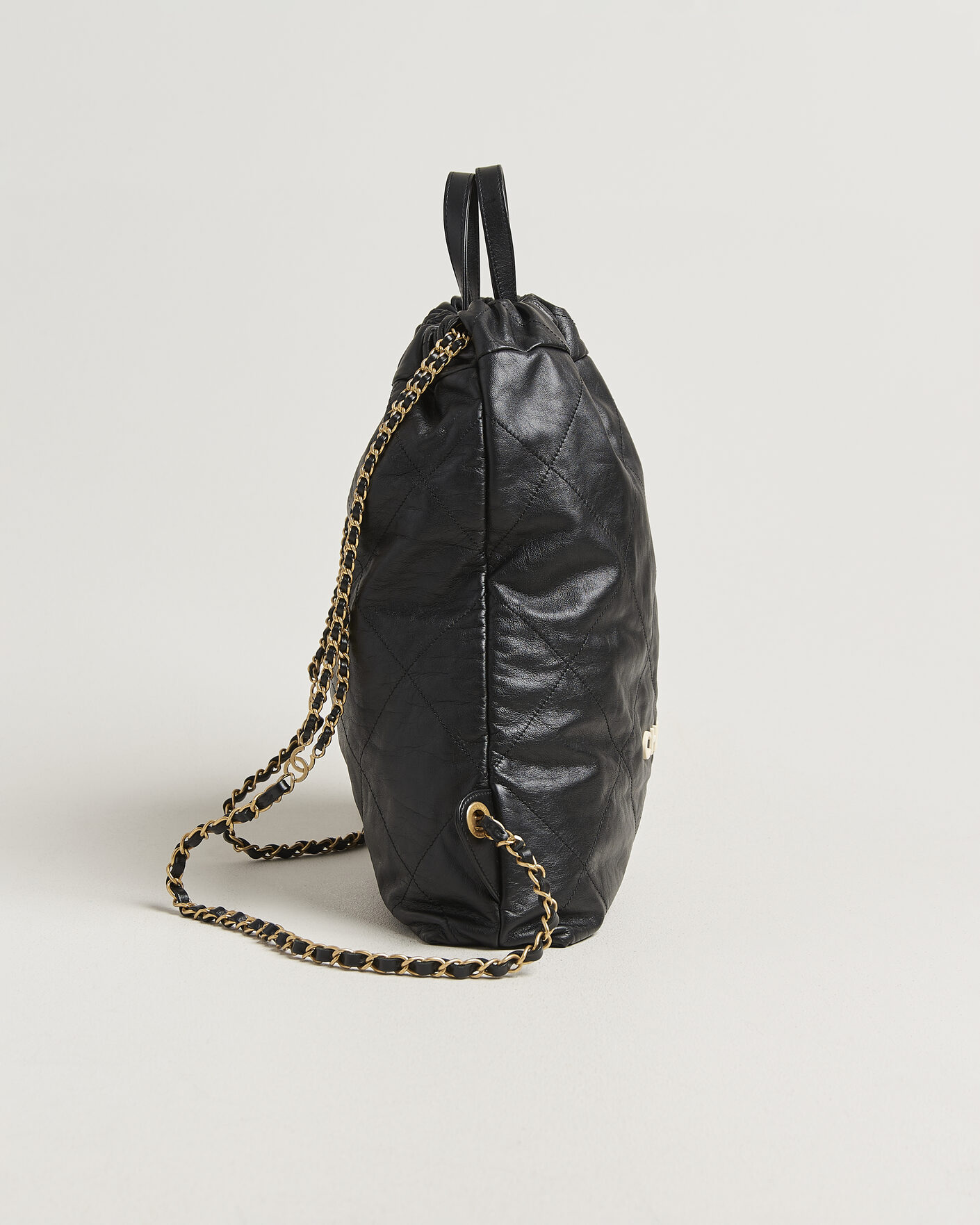 Uomini | Pre-Owned & Vintage Bags | Chanel Pre-Owned | Chanel 22 Backpack Black Black