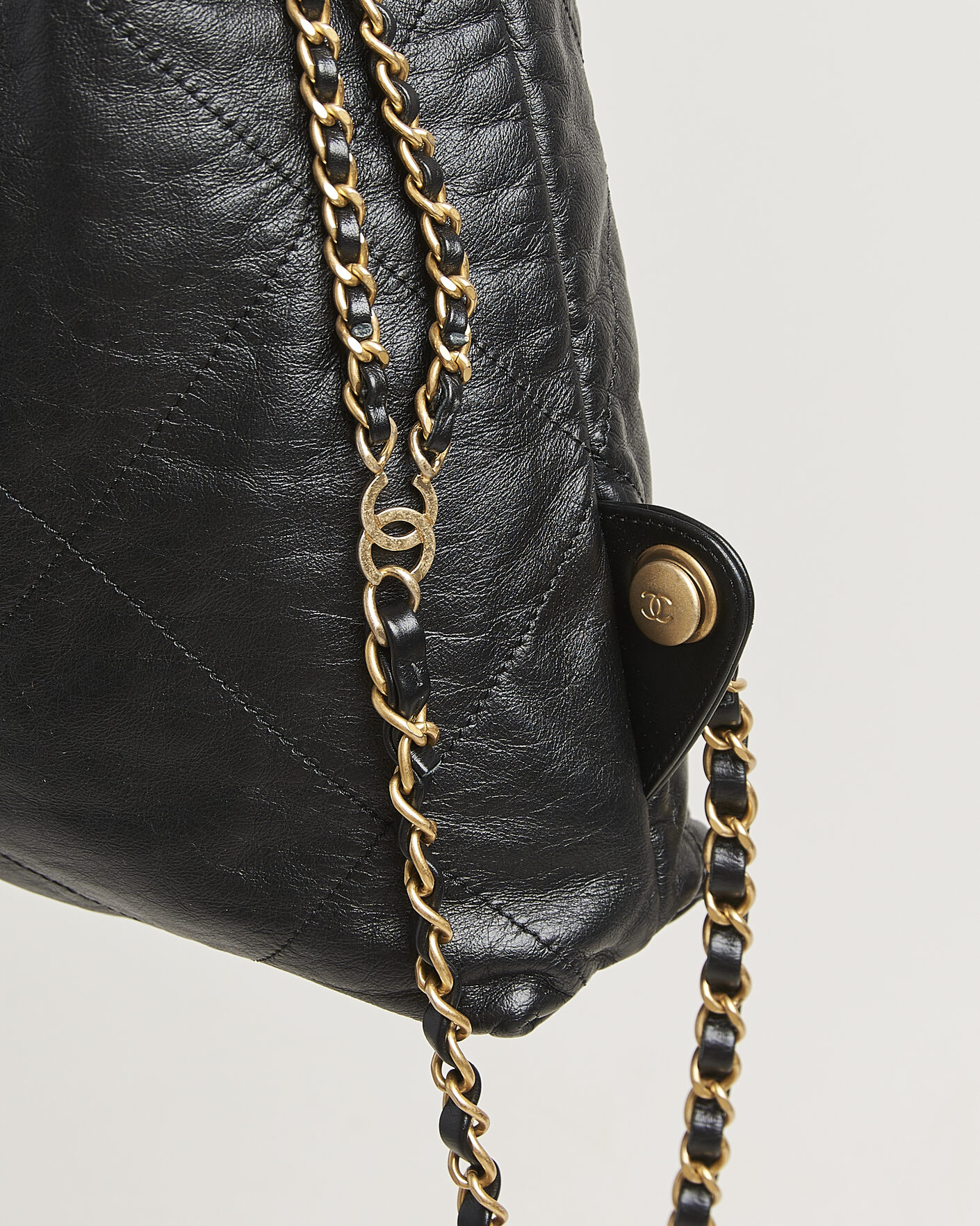Uomini | Pre-Owned & Vintage Bags | Chanel Pre-Owned | Chanel 22 Backpack Black