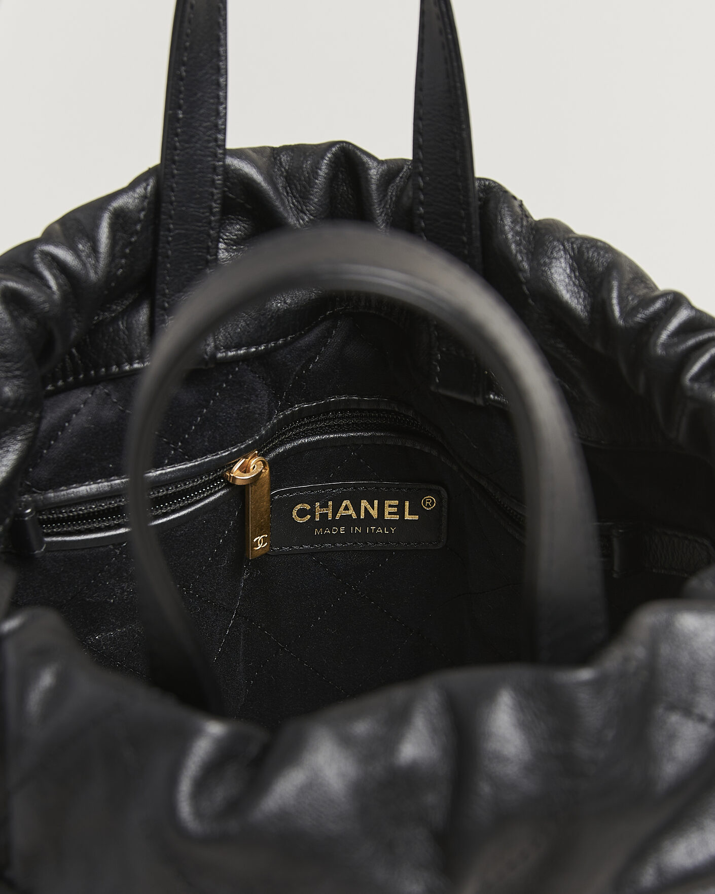 Uomini | Pre-Owned & Vintage Bags | Chanel Pre-Owned | Chanel 22 Backpack Black