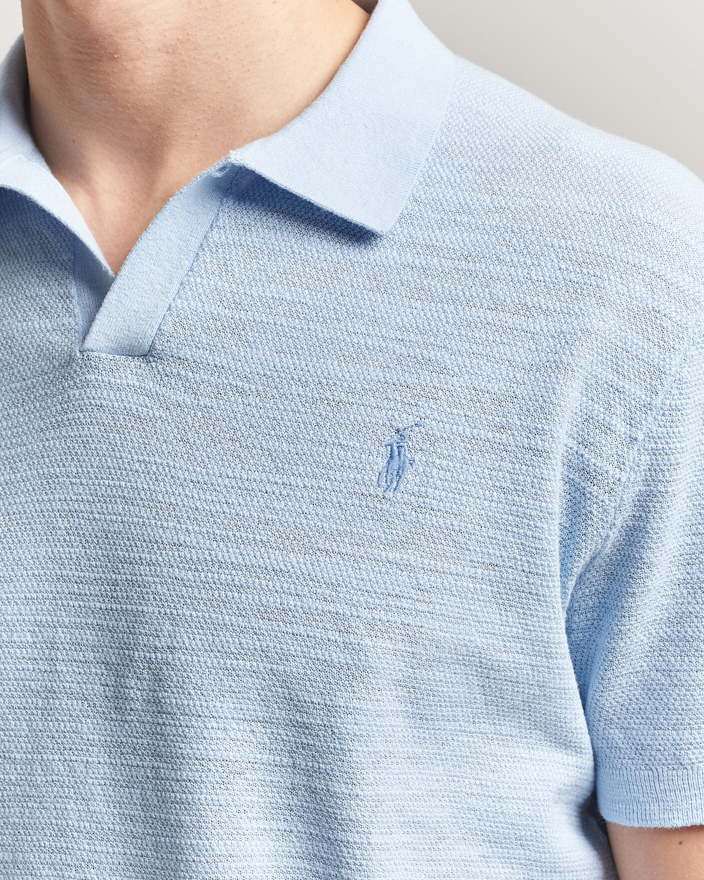 Uomini | Polo | Polo Ralph Lauren | Cotton Blend Polo Office Blue