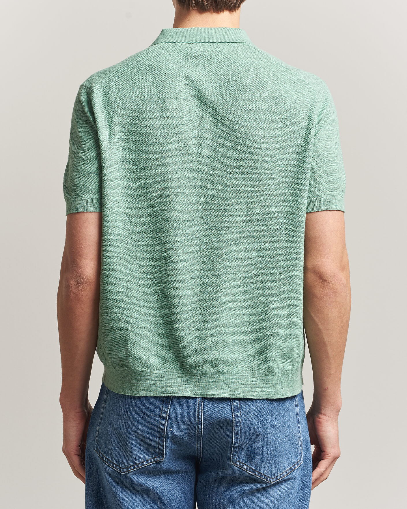 Uomini | Polo | Polo Ralph Lauren | Cotton Blend Polo Faded Mint