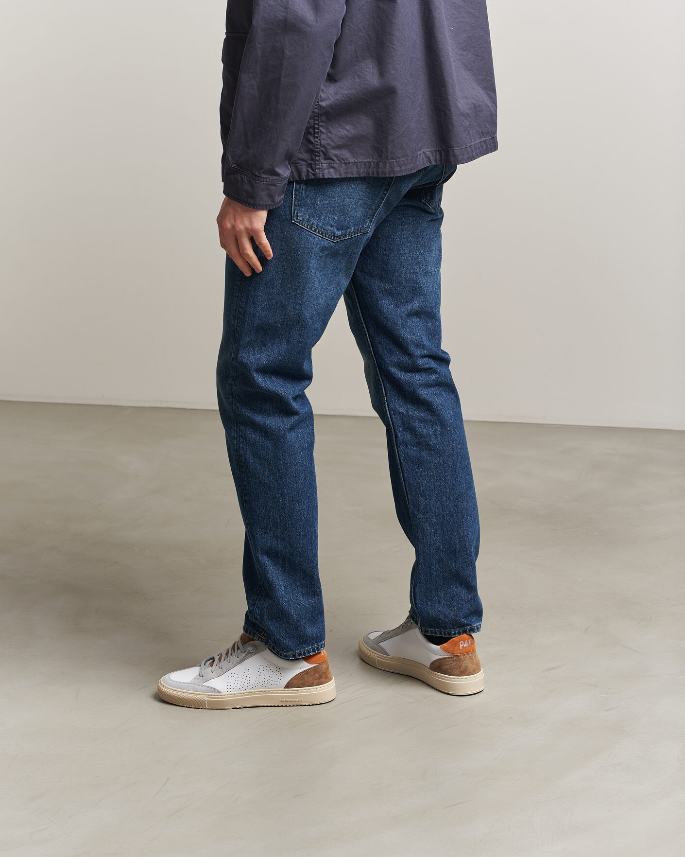 Uomini | Sneakers | P448 | Soho Leather/Suede Sneaker White/Grey