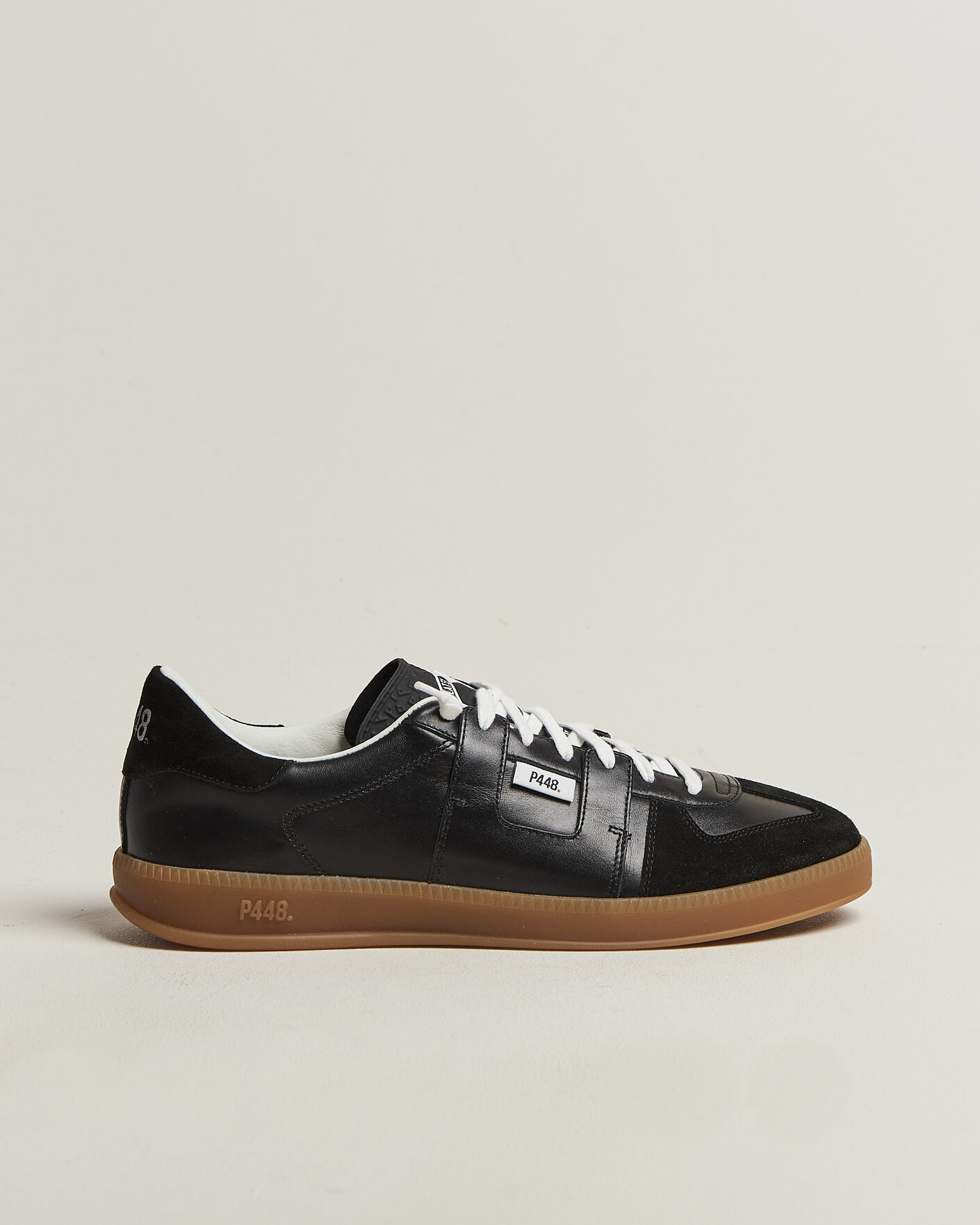 Uomini | Sneakers | P448 | Monza Leather/Suede Sneaker Black