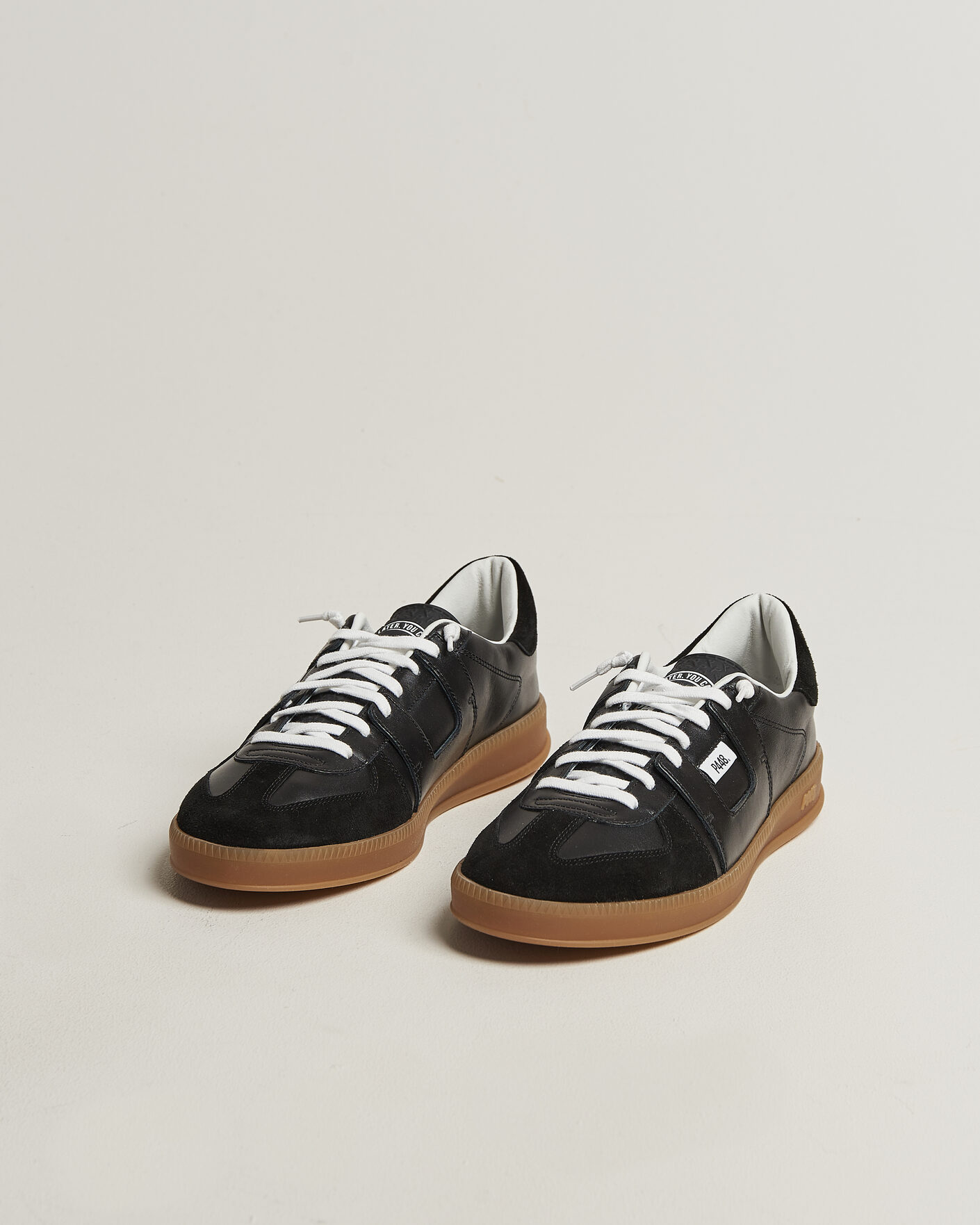 Uomini | Sneakers | P448 | Monza Leather/Suede Sneaker Black