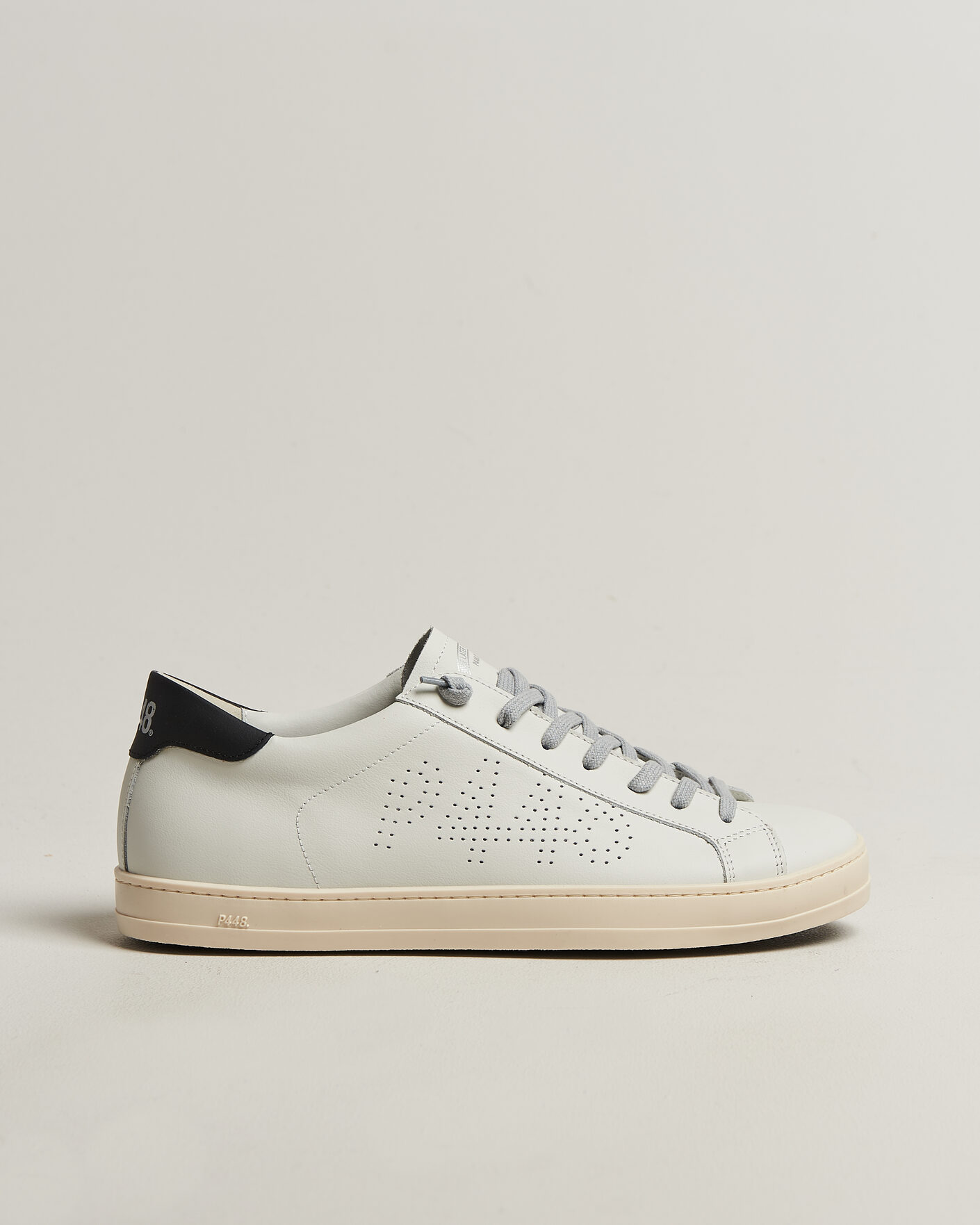 Uomini | Sneakers | P448 | John Leather Sneaker White/Black