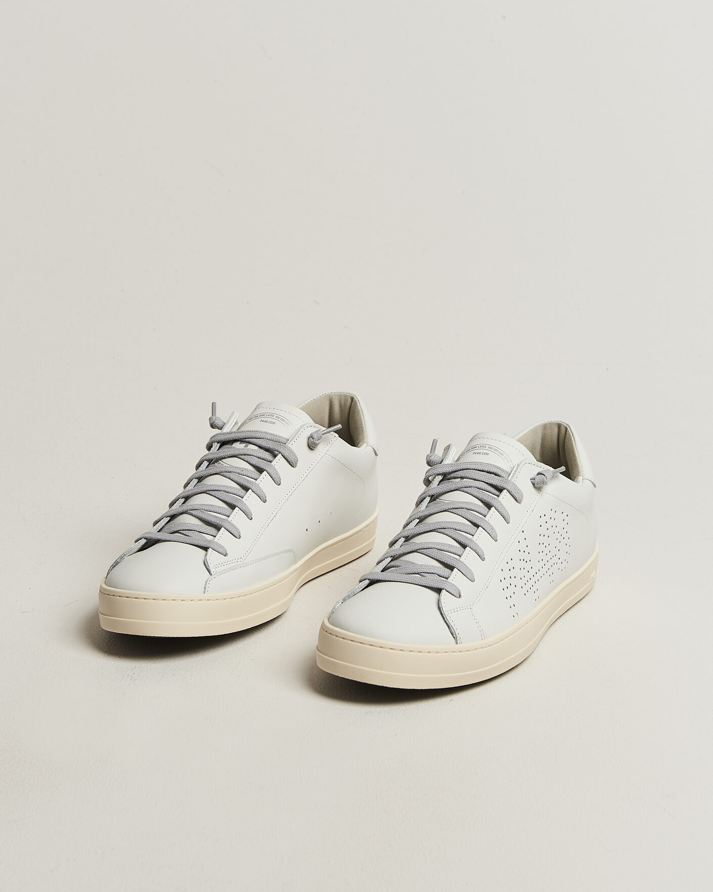 Uomini | Sneakers | P448 | John Leather Sneaker White