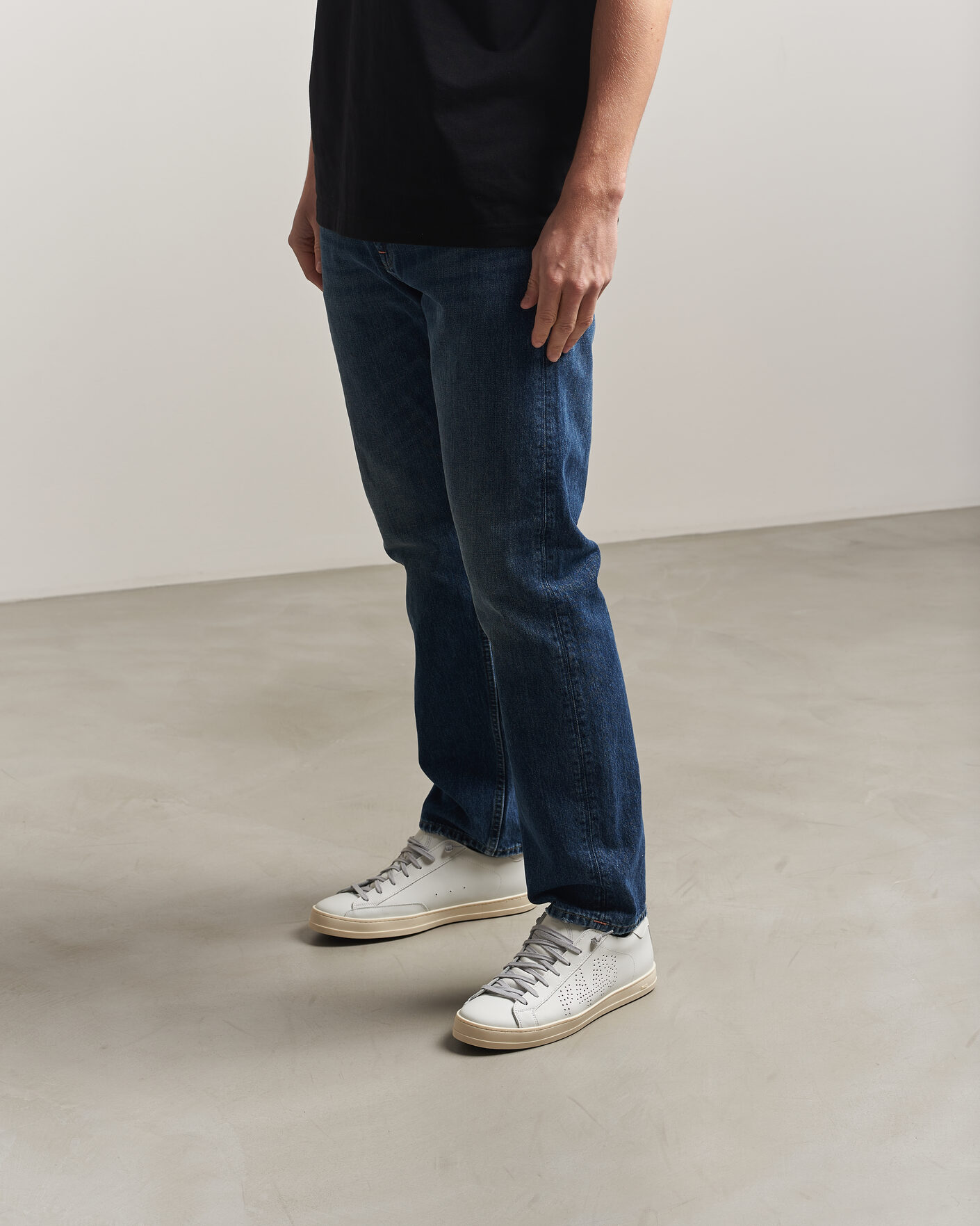 Uomini | Sneakers | P448 | John Leather Sneaker White