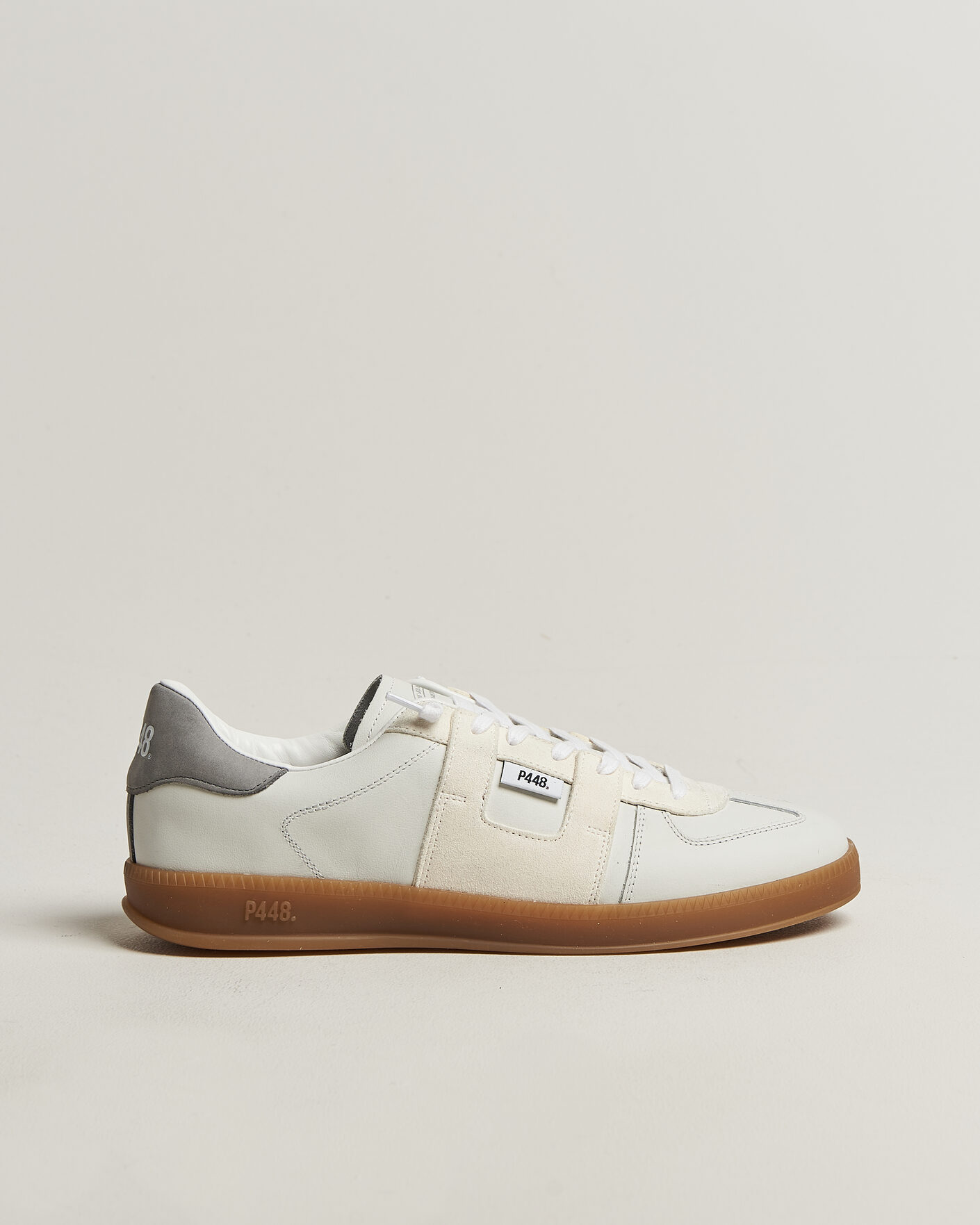 Uomini | Sneakers | P448 | Monza Leather/Suede Sneaker White