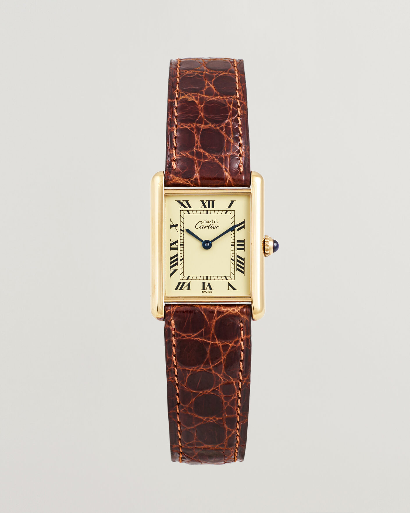 Uomini | Pre-Owned & Vintage Watches | Cartier Pre-Owned | Tank Vermeil 