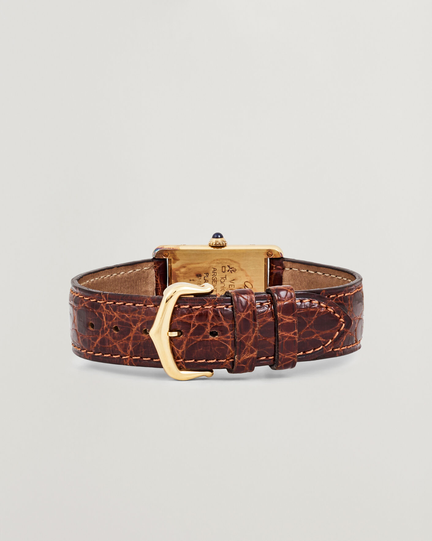 Uomini | Pre-Owned & Vintage Watches | Cartier Pre-Owned | Tank Vermeil 