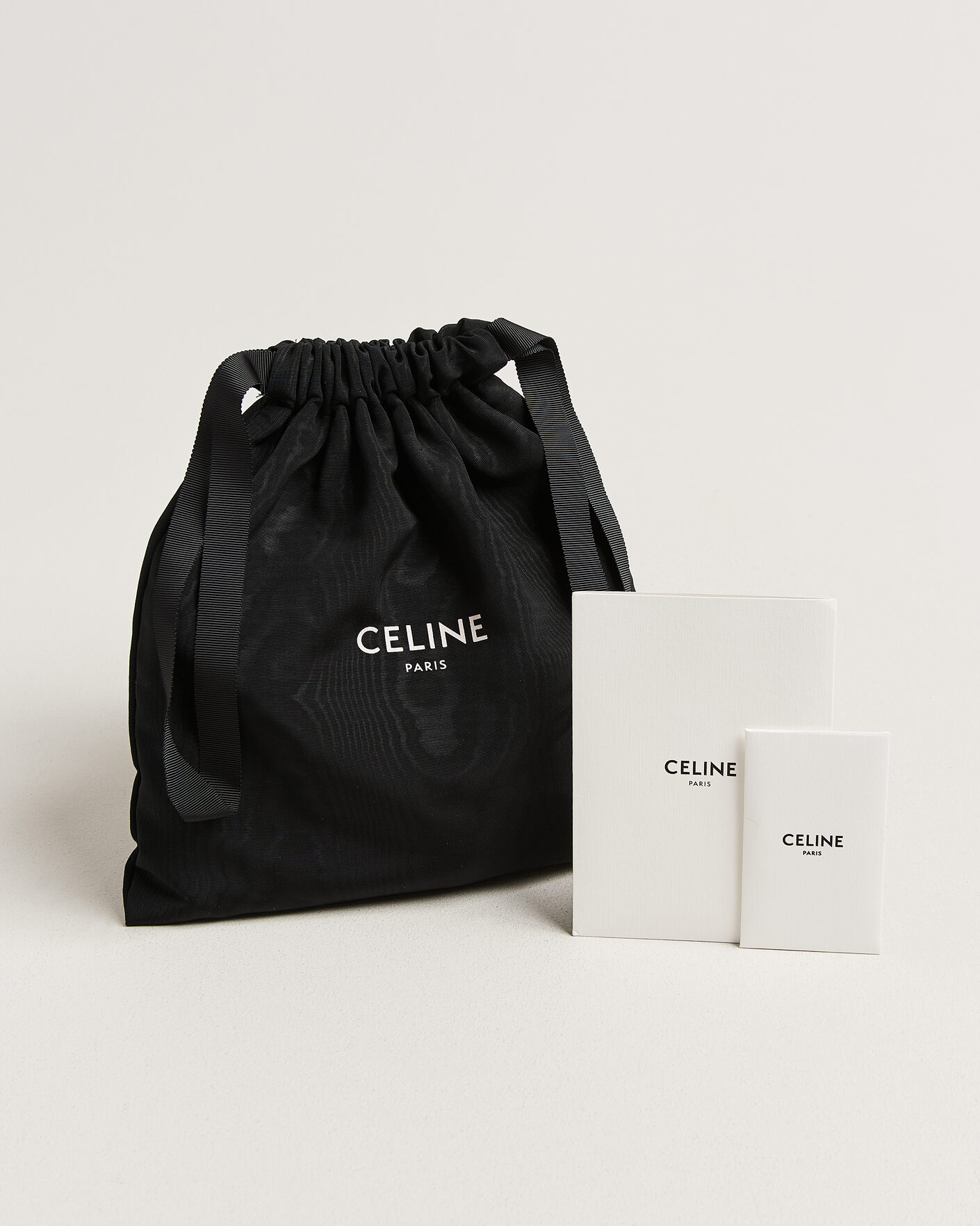 Uomini | Pre-Owned & Vintage Bags | Celine Pre-Owned | Trio Bag Small Leather Grey