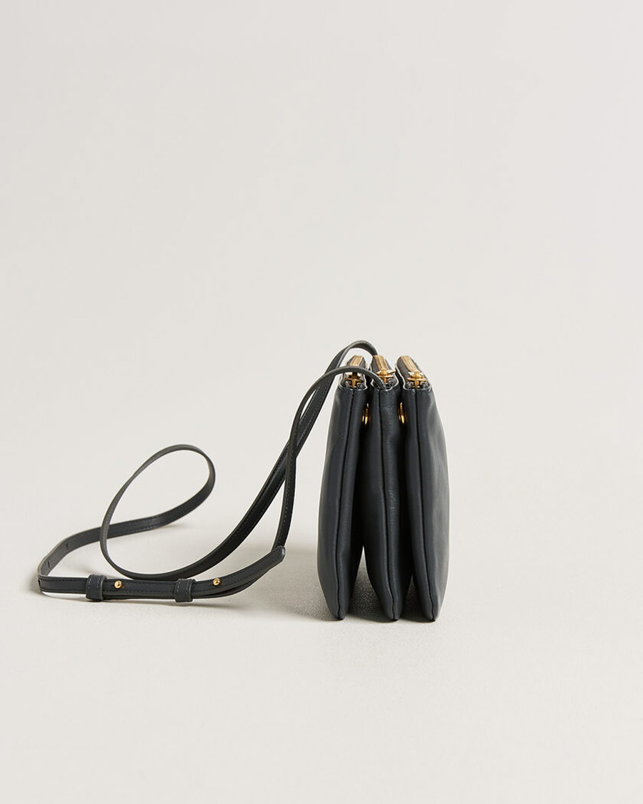 Uomini | Pre-Owned & Vintage Bags | Celine Pre-Owned | Trio Bag Small Leather Grey